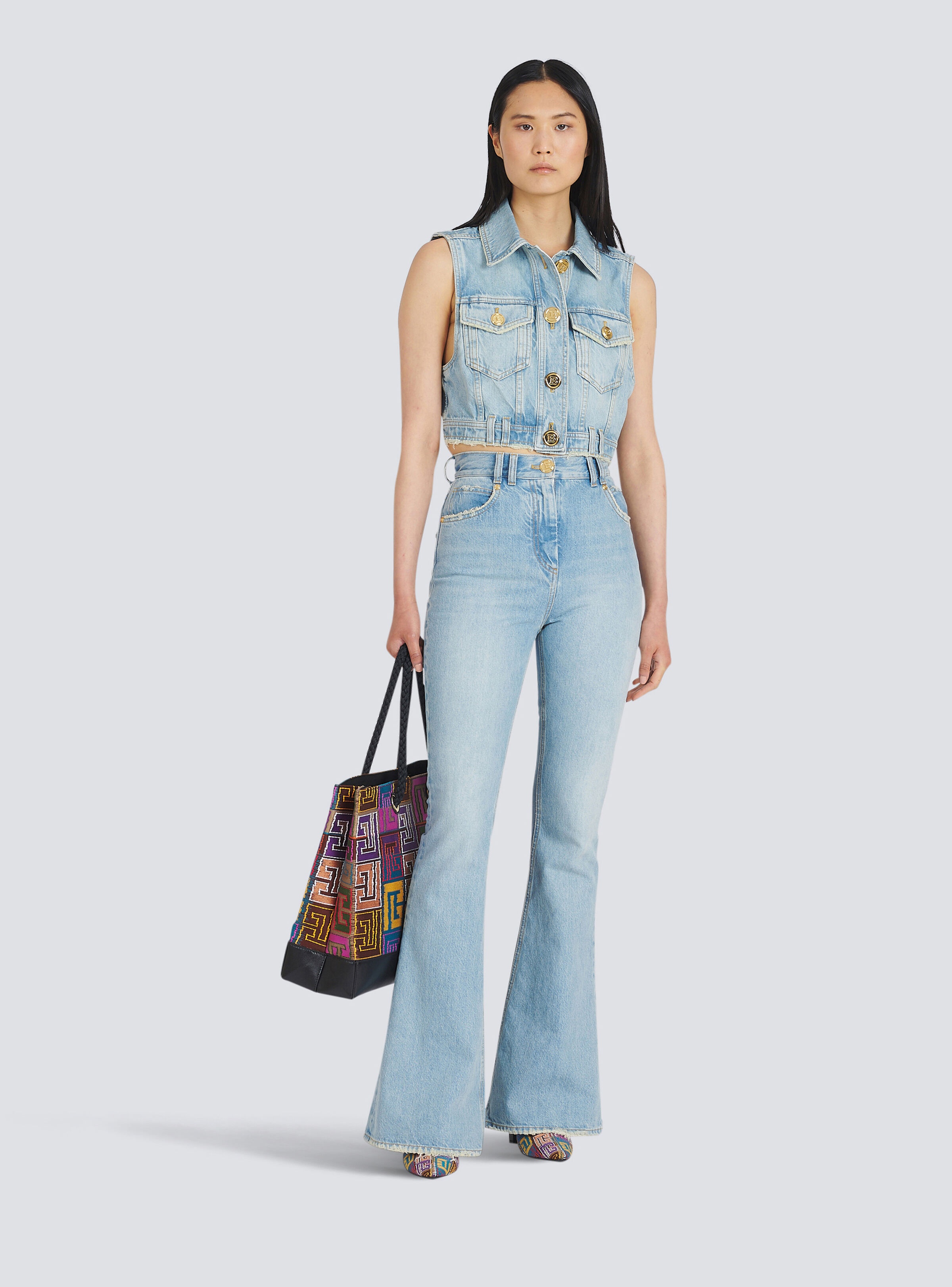 Bootcut eco-designed jeans - 2