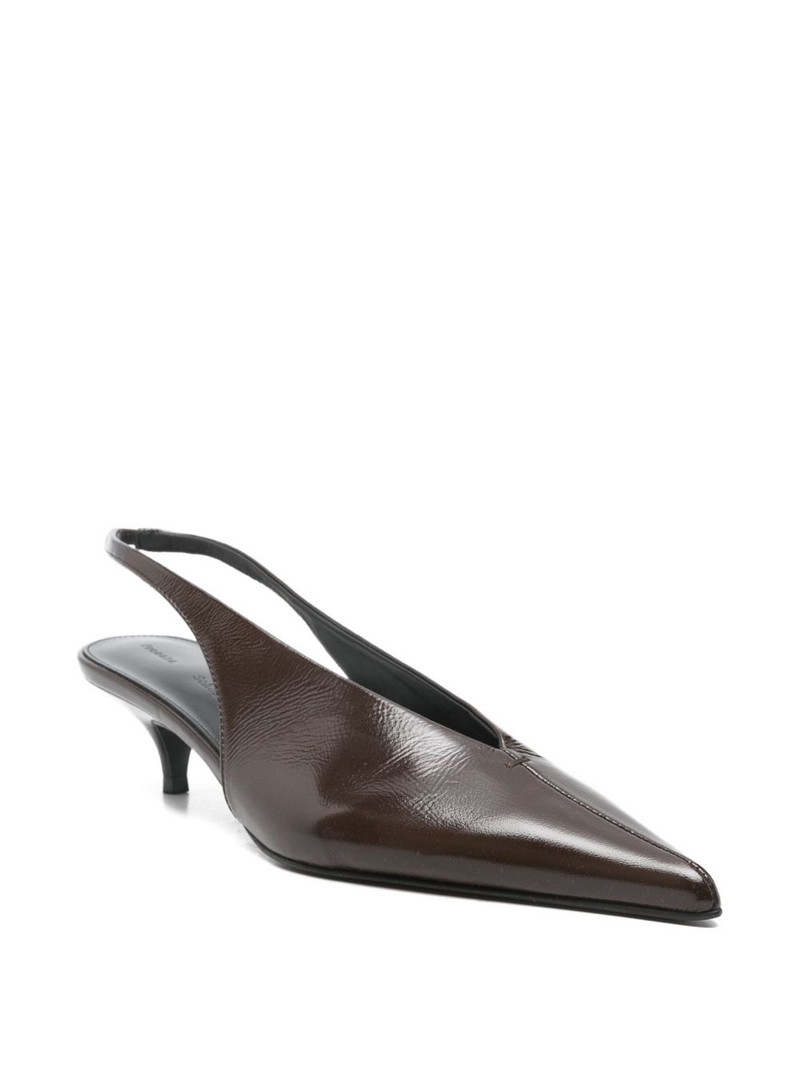 Proenza Schouler 40mm pointed slingback pumps outlook
