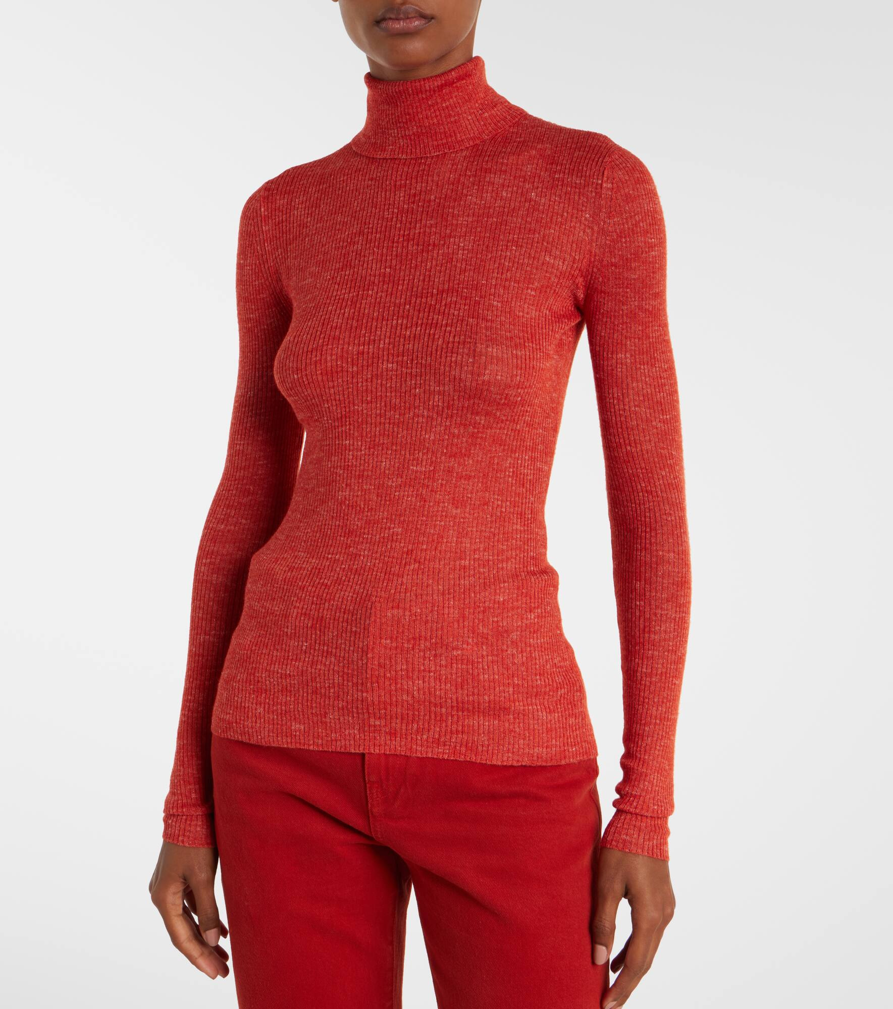 Aldona cashmere, silk, and hemp turtleneck - 6