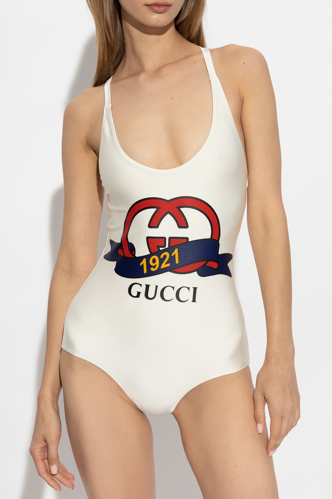 Gucci Interlocking G Sparking Jersey Swimsuit - 2