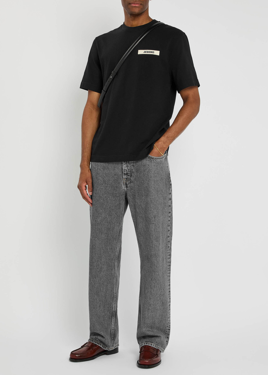 Jacquemus Le T-shirt Gros Grain Cotton T-shirt - 4
