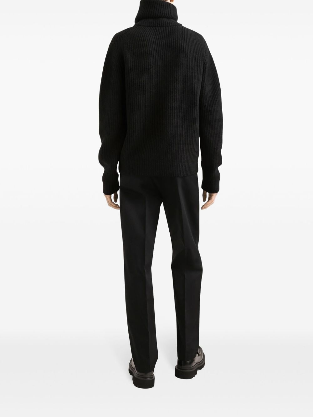 fisherman's-knit sweater - 3