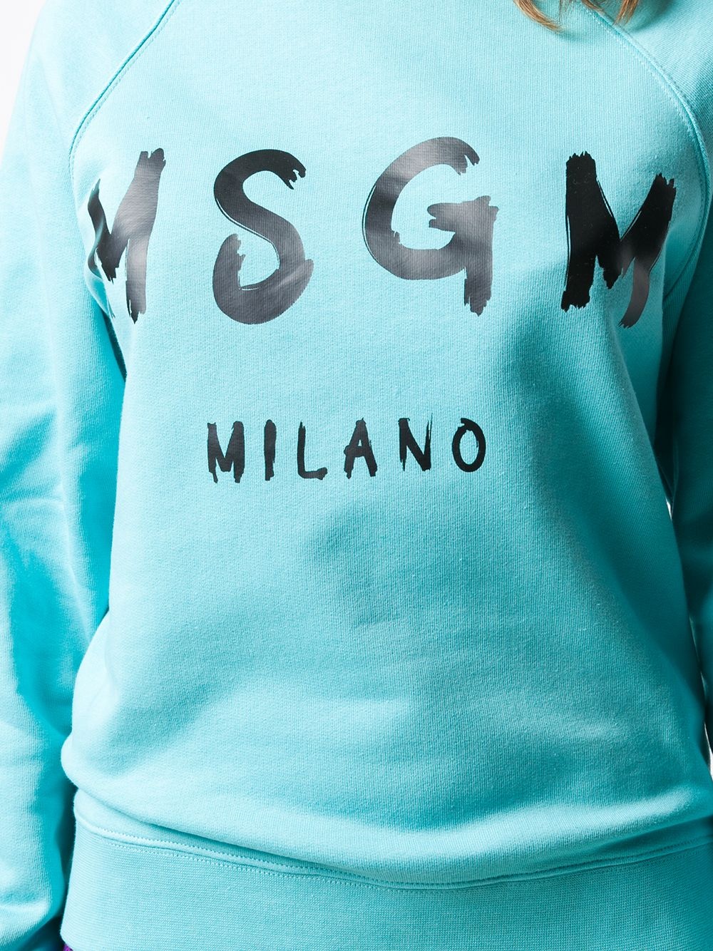 logo print sweatshirt - 5