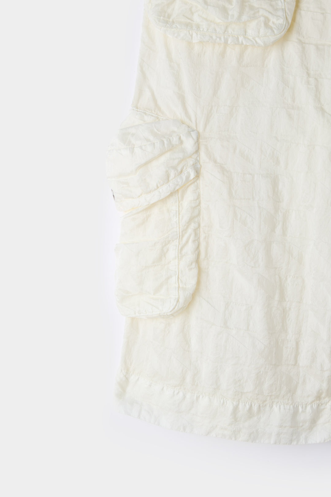 ALLOVER SHORT ELASTIC PANTS / cream - 6