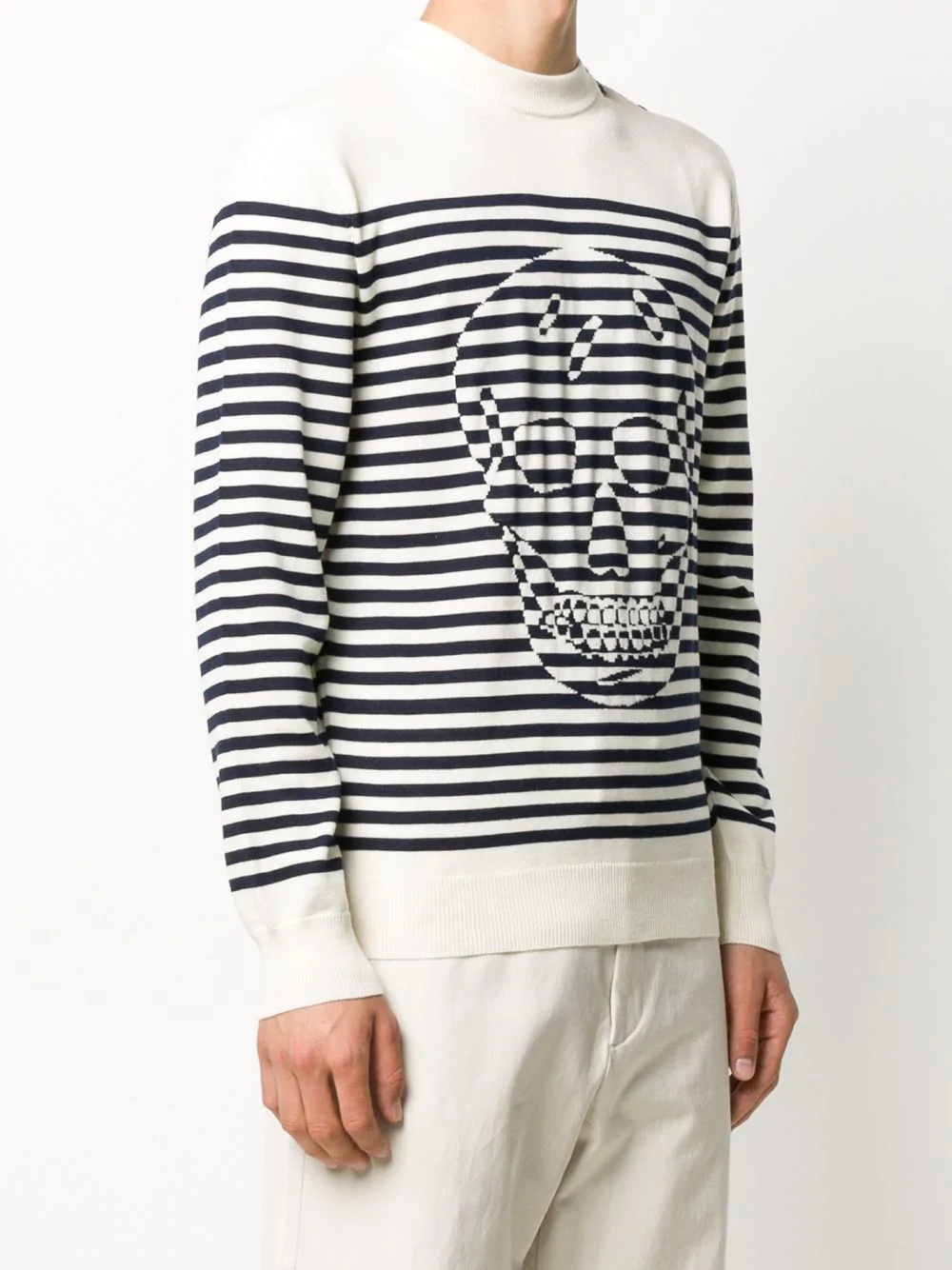 optical illusion skull sweater - 3