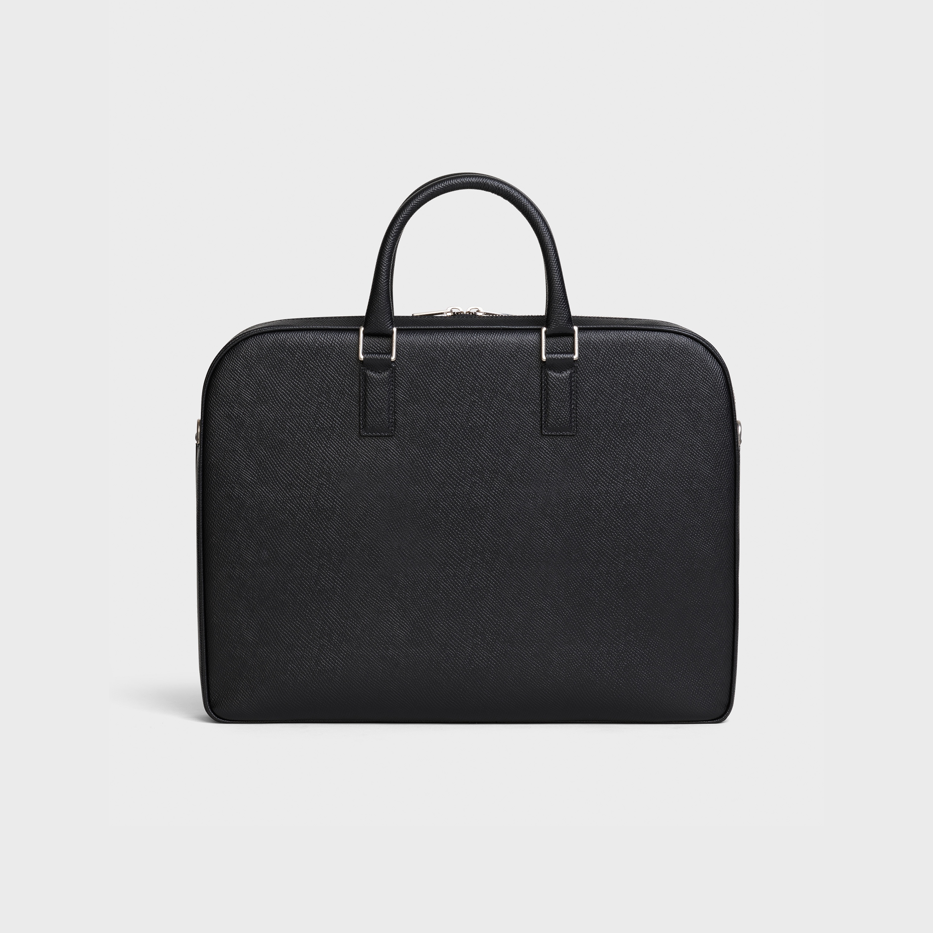 Medium Briefcase in Grained Calfskin - 3