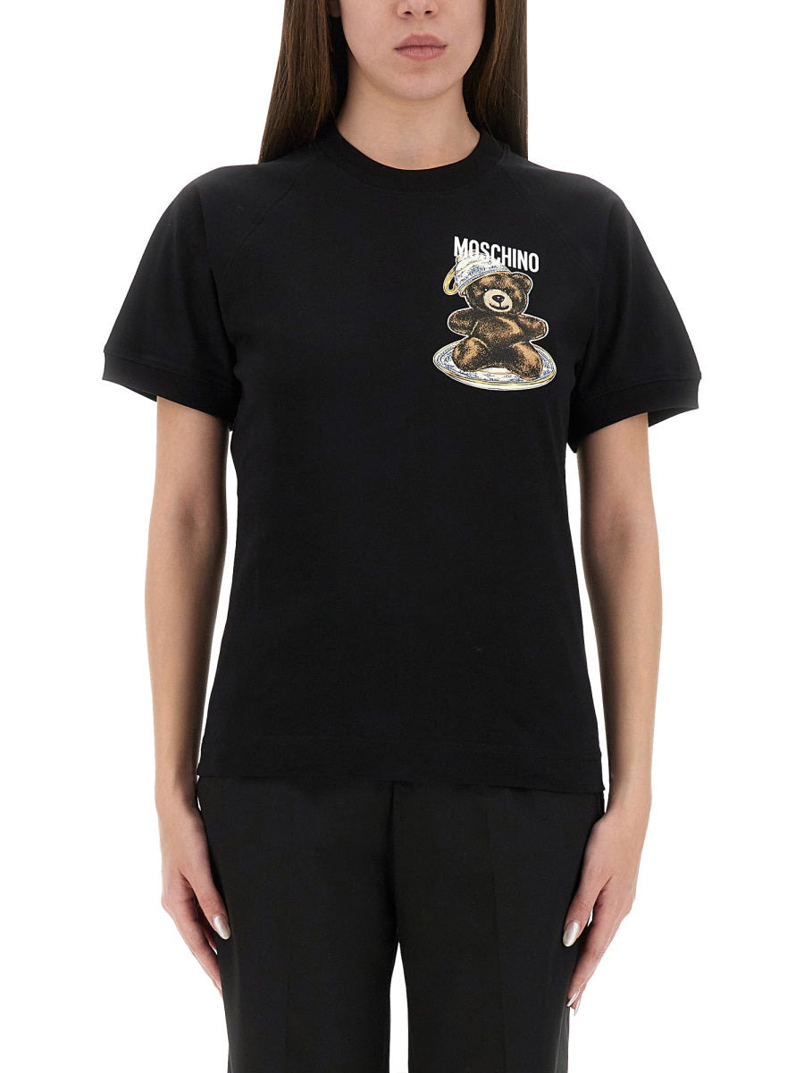 T-Shirt With "Teddy" Print - 1