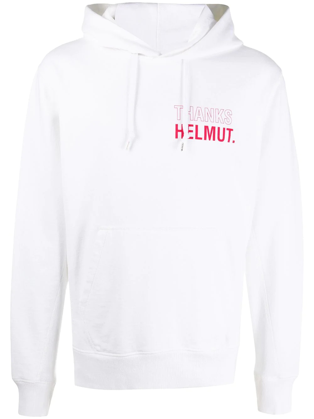 Thanks Helmut print hoodie - 1