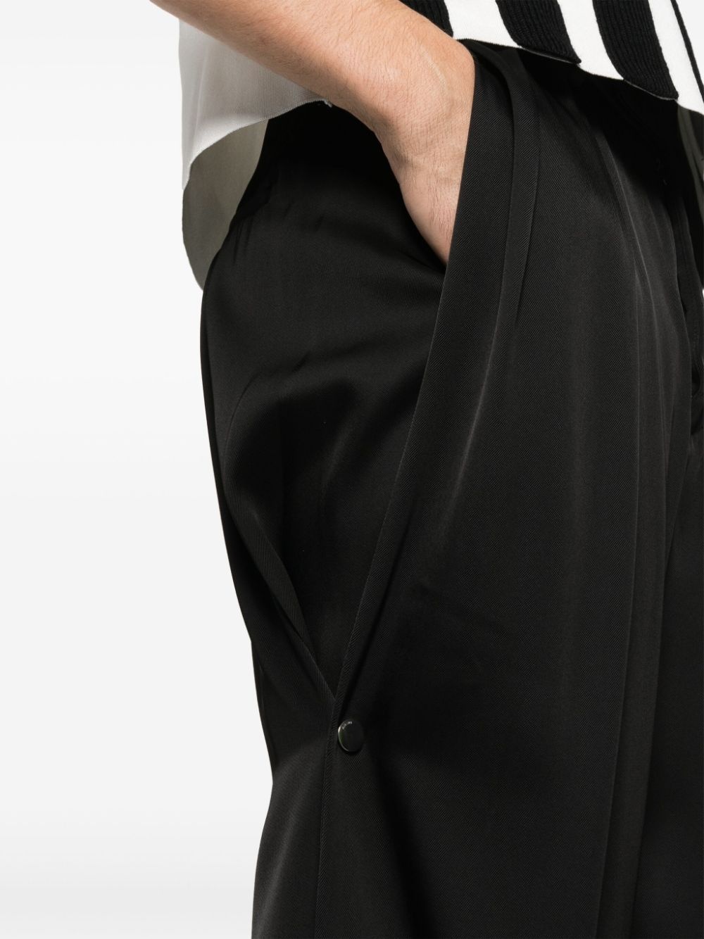 logo-plaque straight-leg trousers - 5