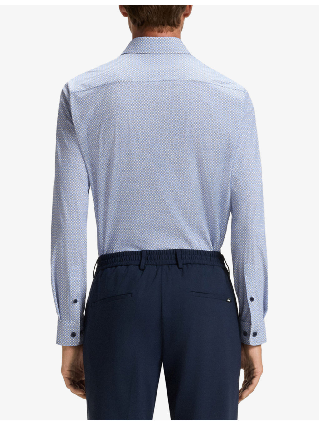 Printed Slim-Fit Woven Shirt - 4
