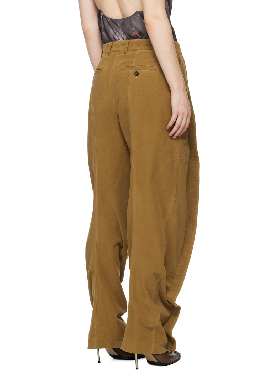 Beige Banana Trousers - 3