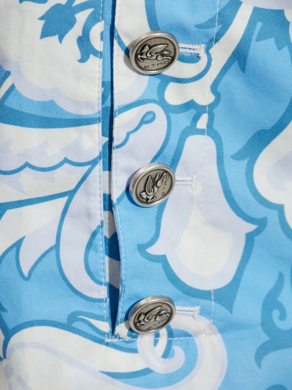paisley-print shorts - 5