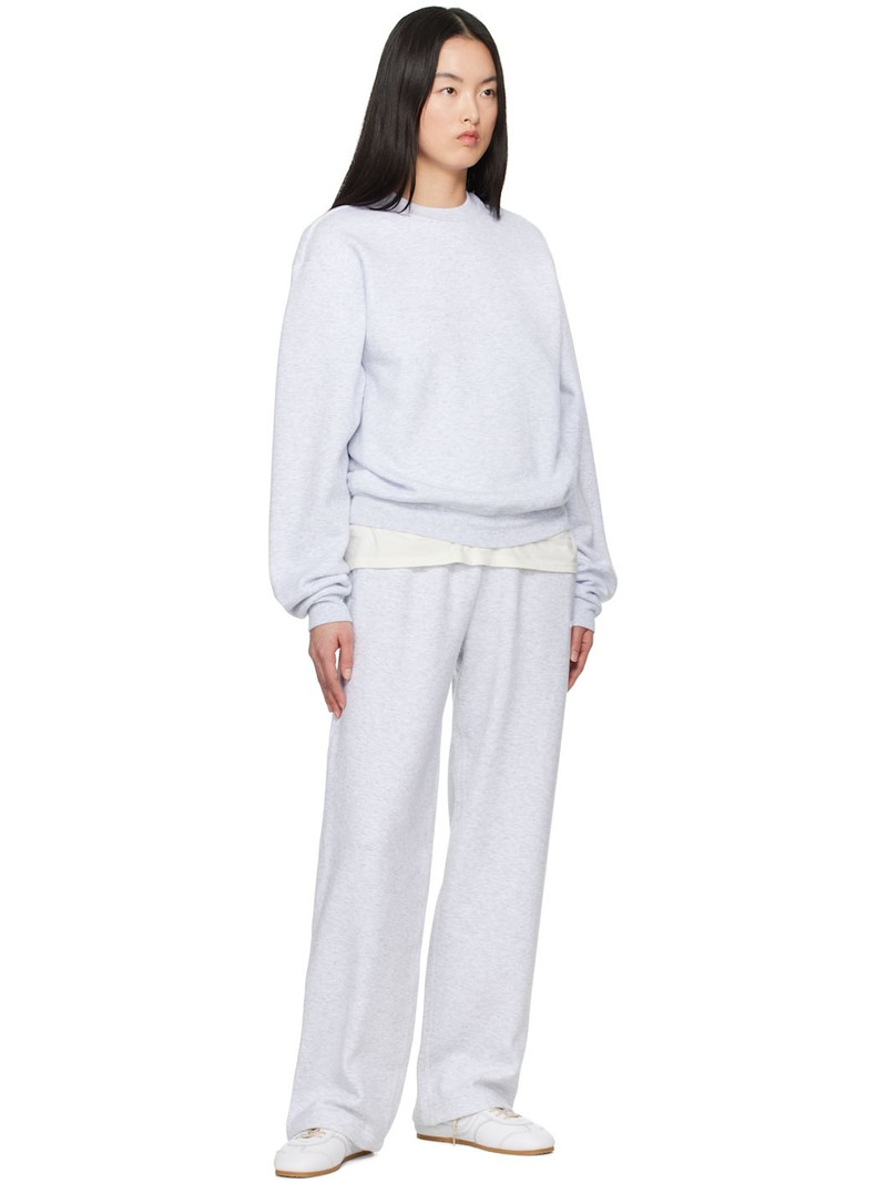 SKIMS Gray Cotton Fleece Classic Crewneck Sweatshirt outlook