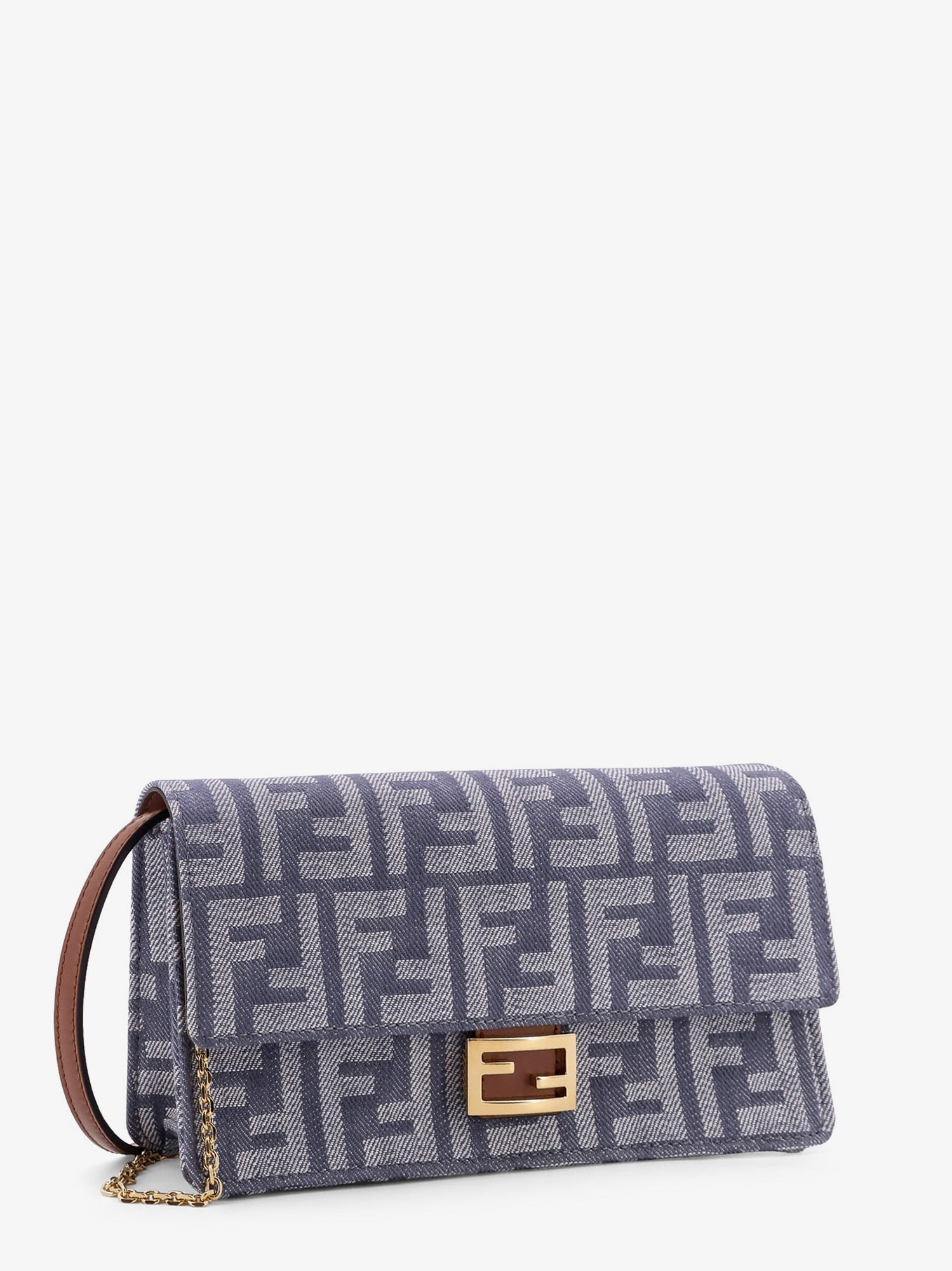 Fendi Wallet On Chain Baguette Shoulder Bag - 3