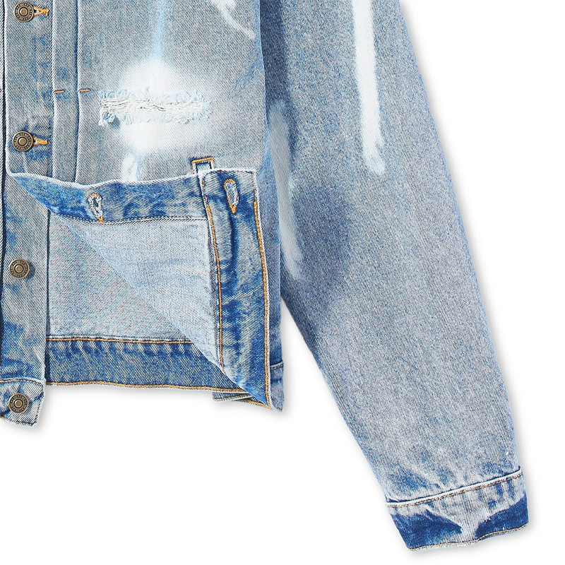 424 424 Washed Denim Jacket outlook