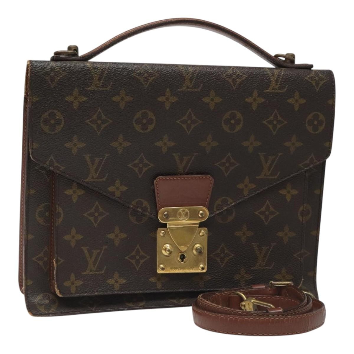 LOUIS VUITTON Monogram Monceau 28 Hand Bag M51185 - 1