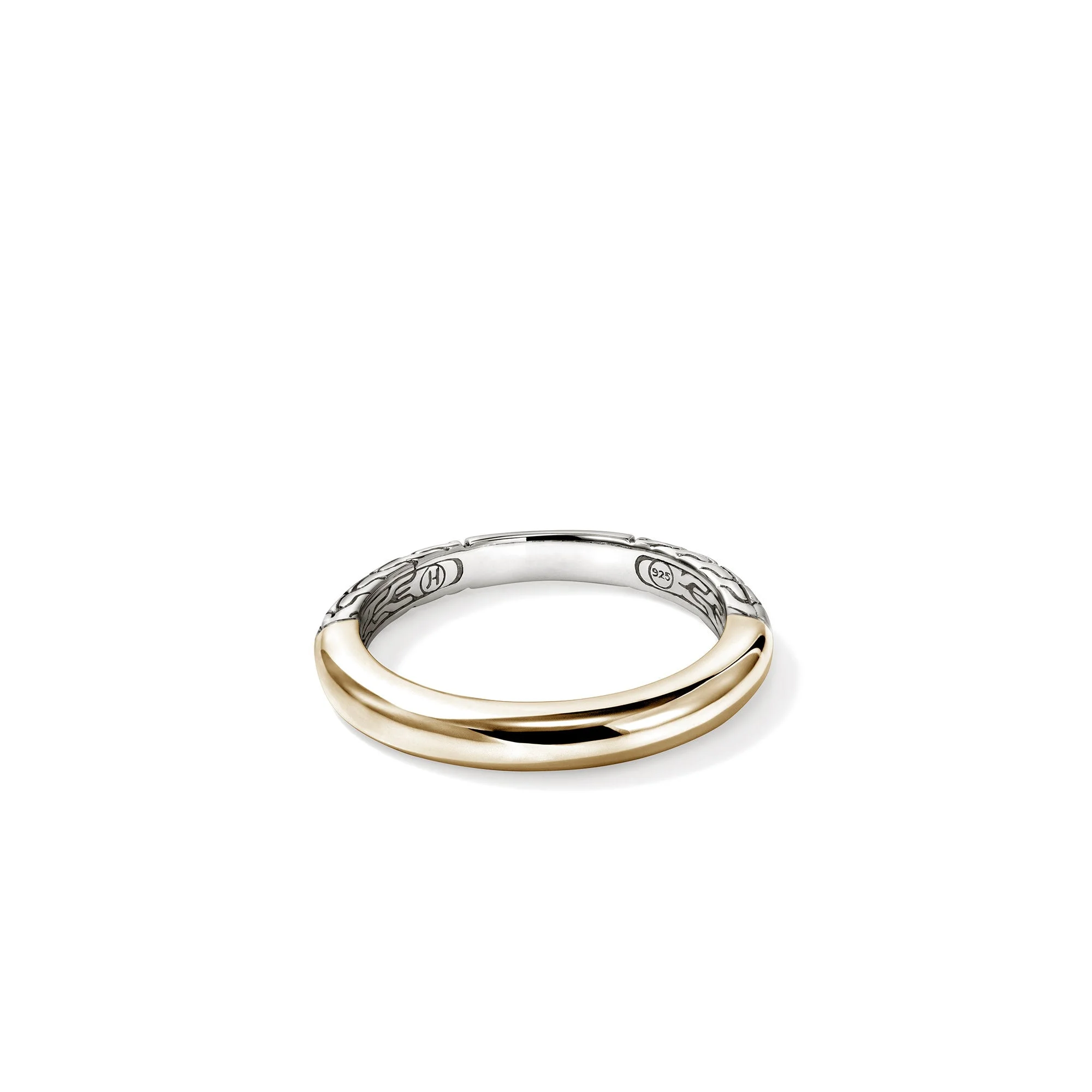 JH Essential Band Ring, Gold, Sterling Silver, 3MM - 1
