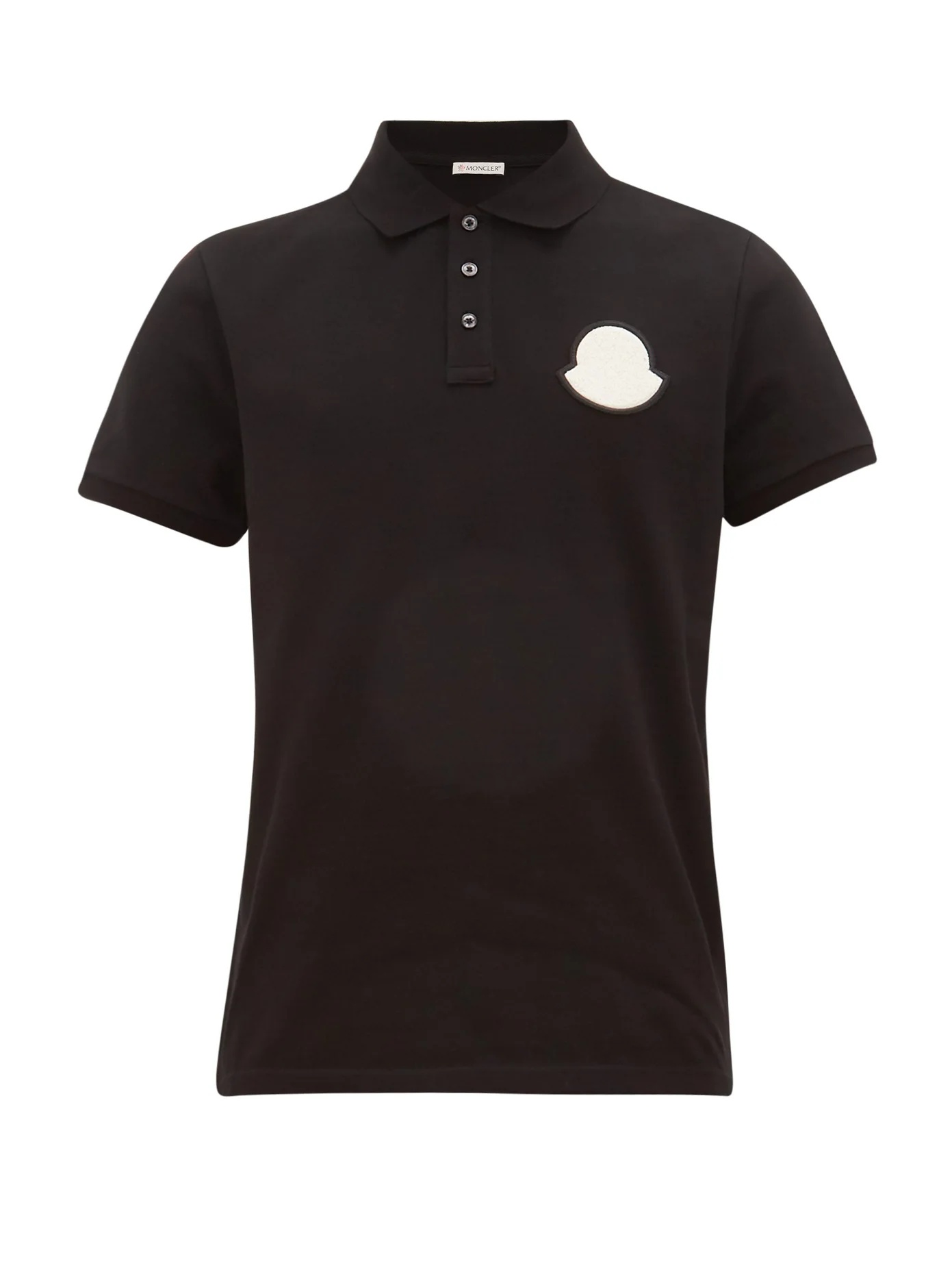 Logo-embroidered cotton-piqué polo shirt - 1