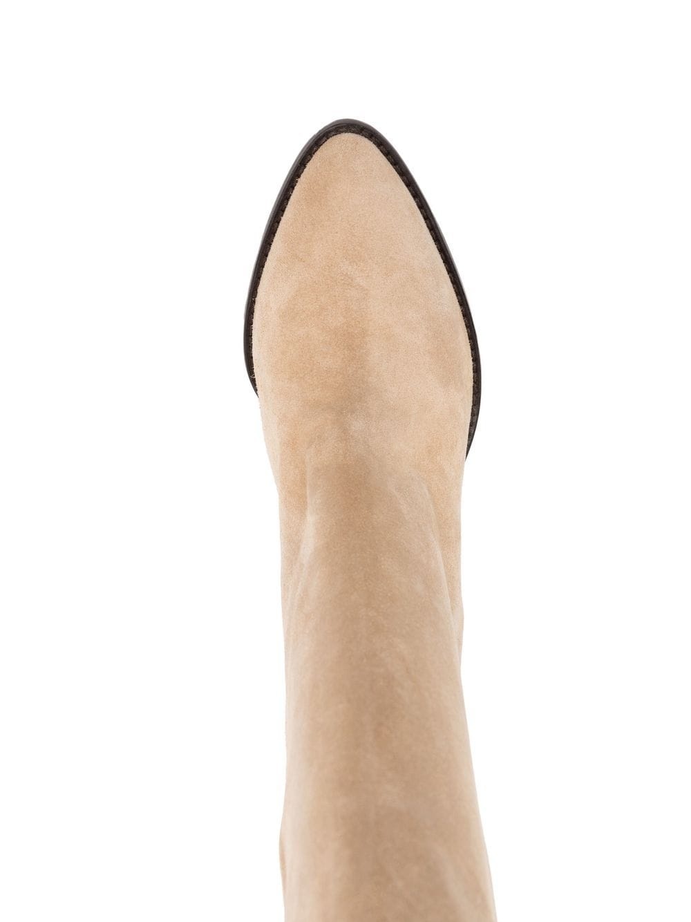 80mm heeled suede boots - 8