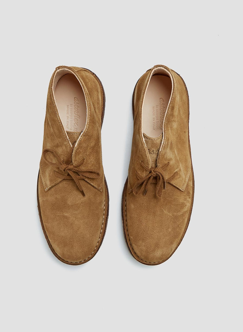 Nigel Cabourn Astorflex Greenflex Suede Chukka Boot in Whisky outlook