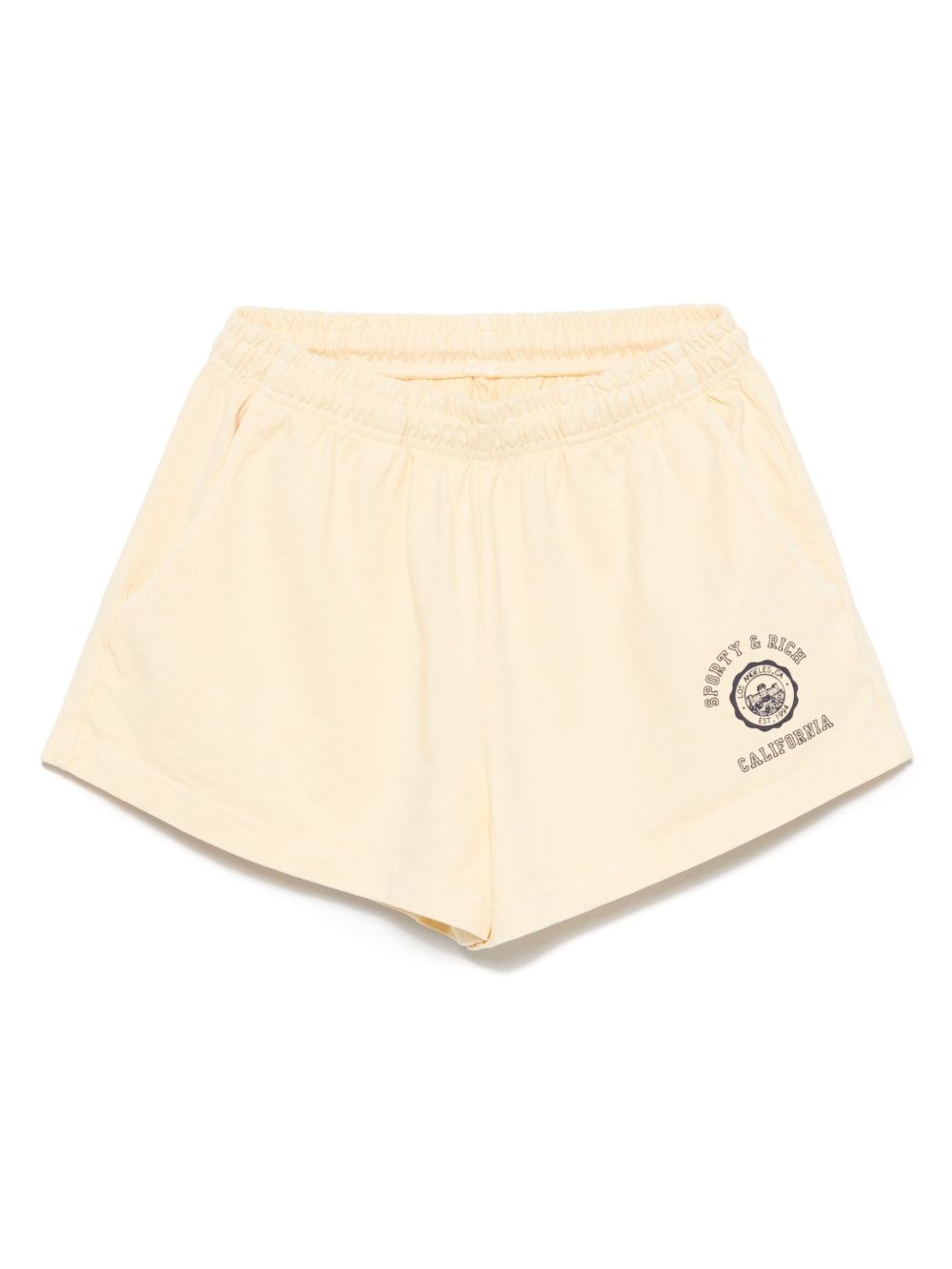logo-print shorts - 1