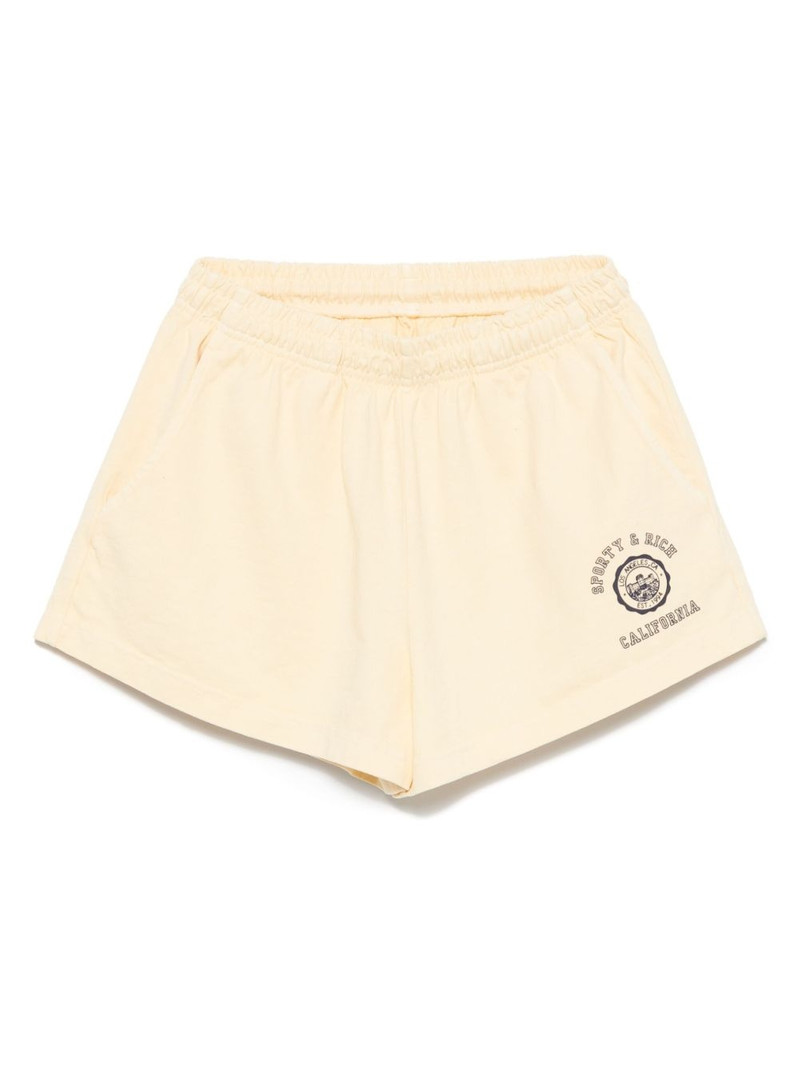 logo-print shorts 1