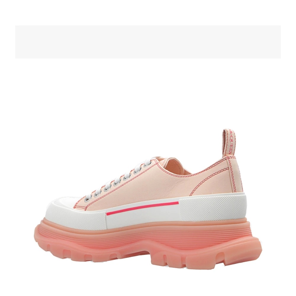 LEATHER SNEAKERS WITH RELIEF LOGO DETAIL - 3