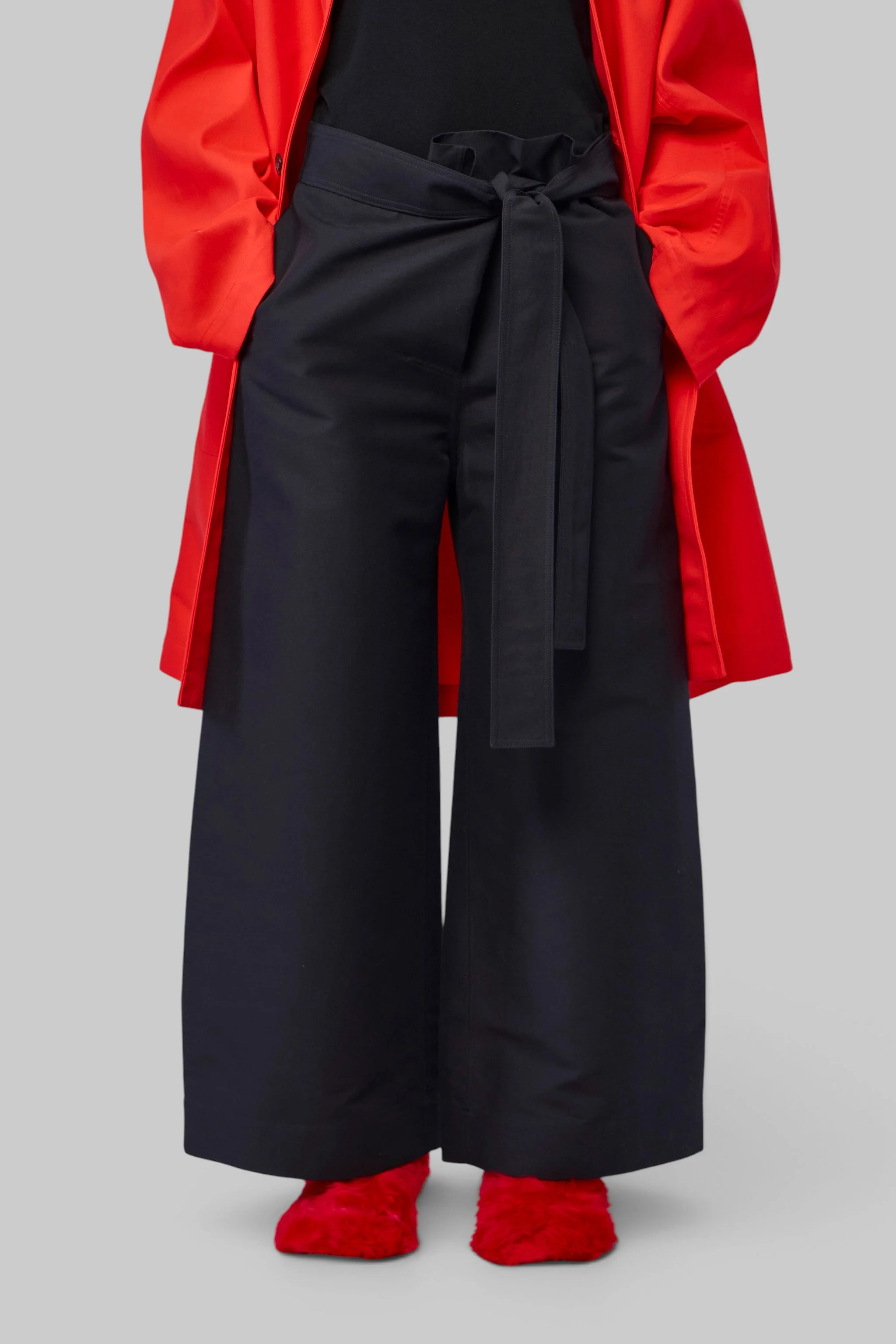 Wide Pants W Side Pockets And Binder - 1