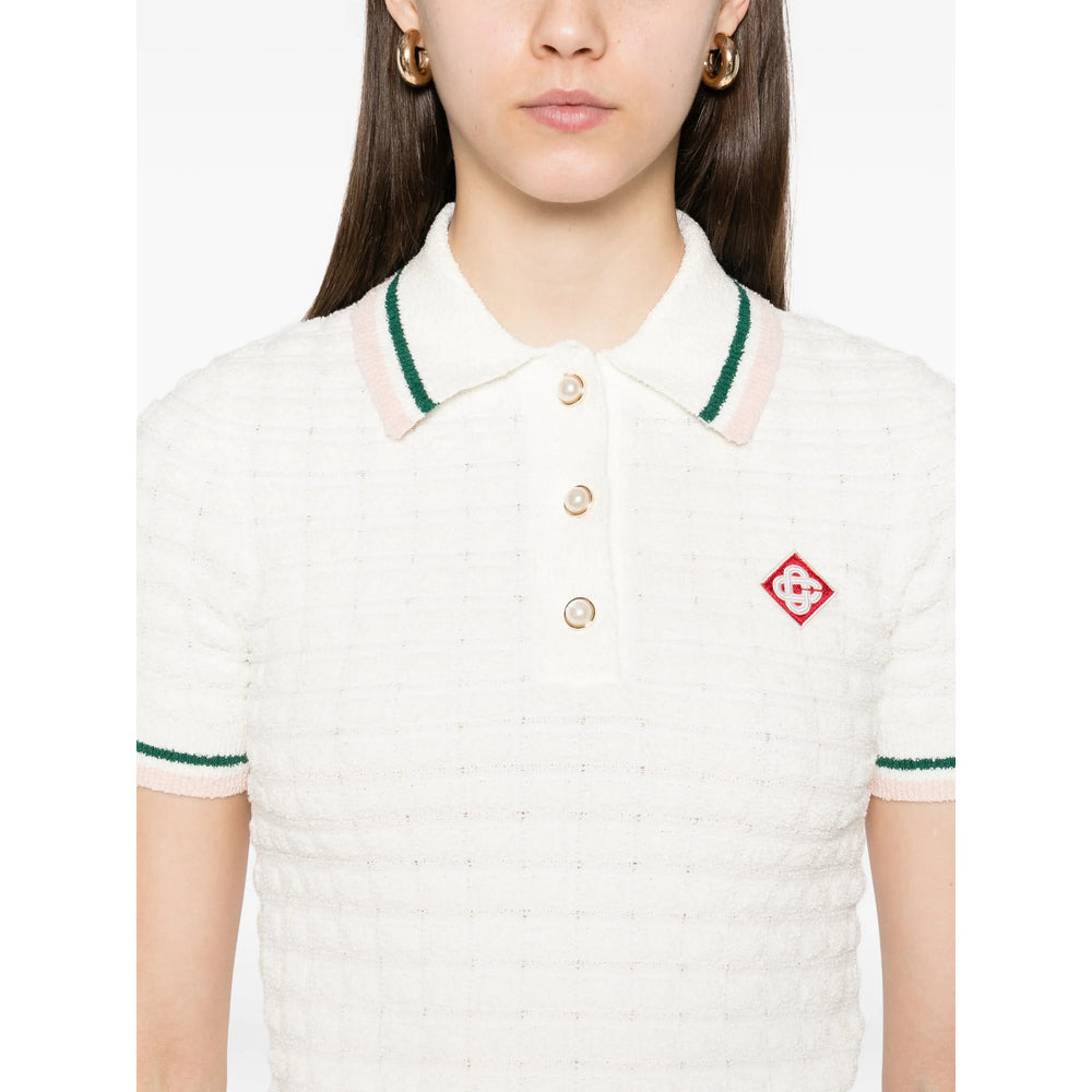 Casablanca White Tops - Polo Tops Women - 4