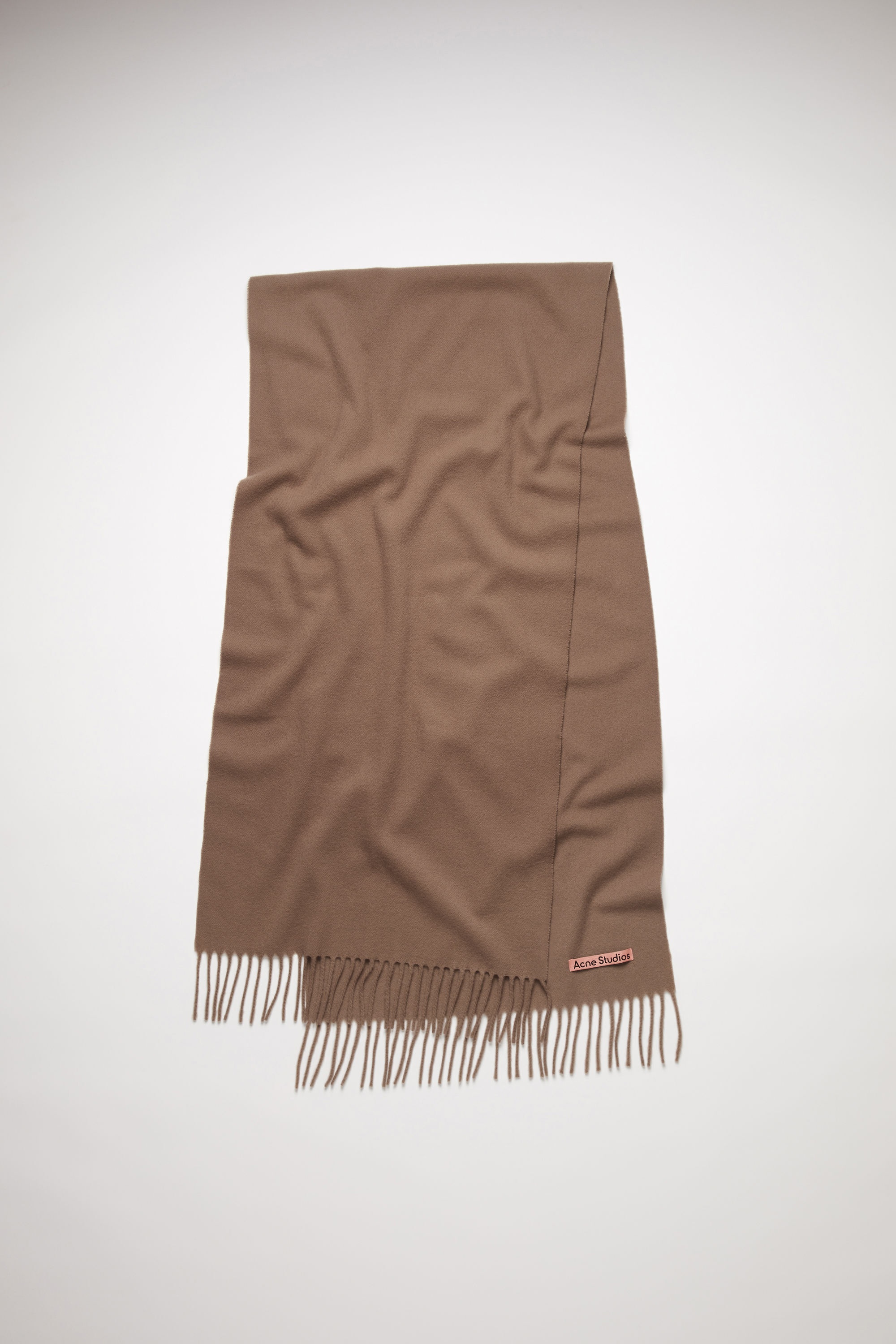 Cashmere scarf - Caramel brown - 1