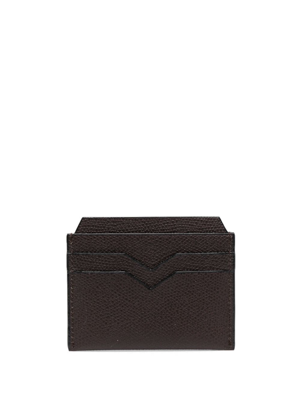 V-shape detail leather cardholder - 2