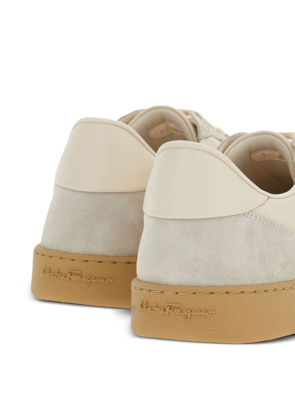 logo-debossed low-top sneakers - 3