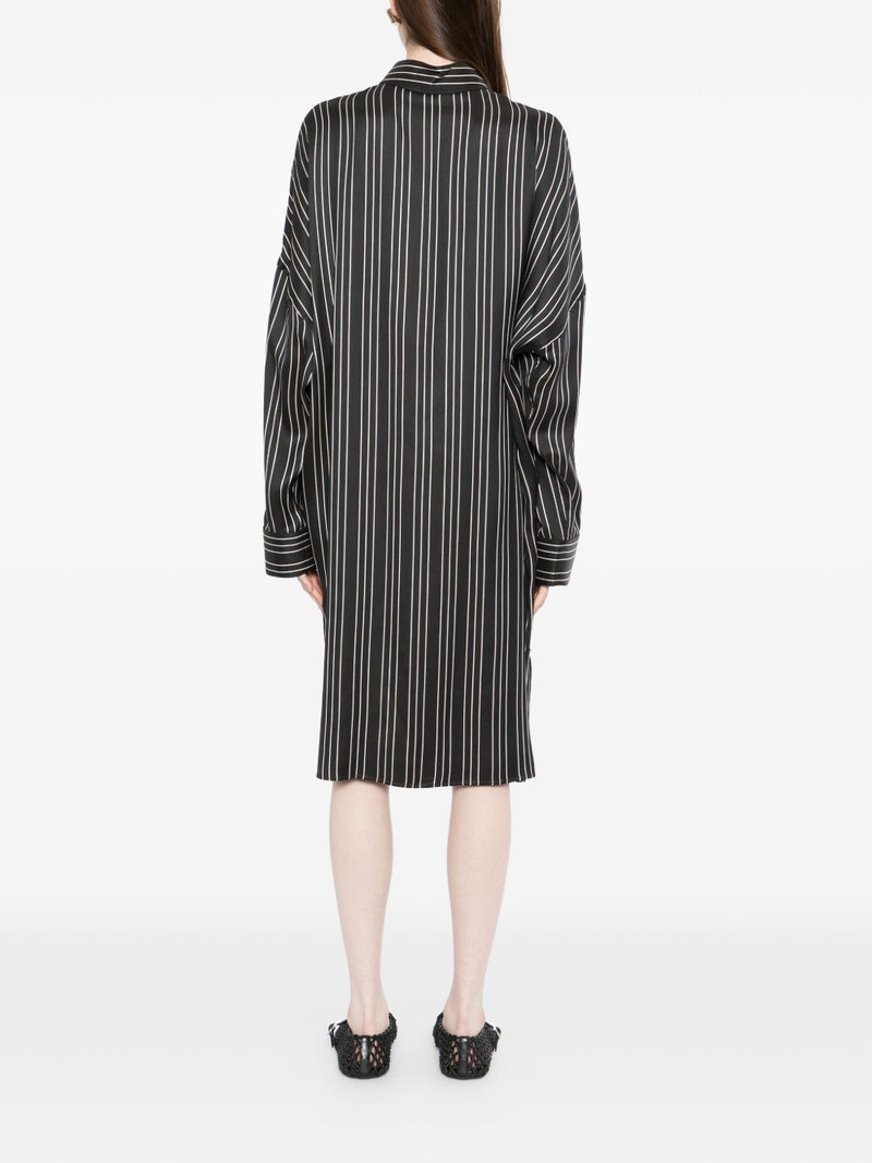 striped v-neck dress 4