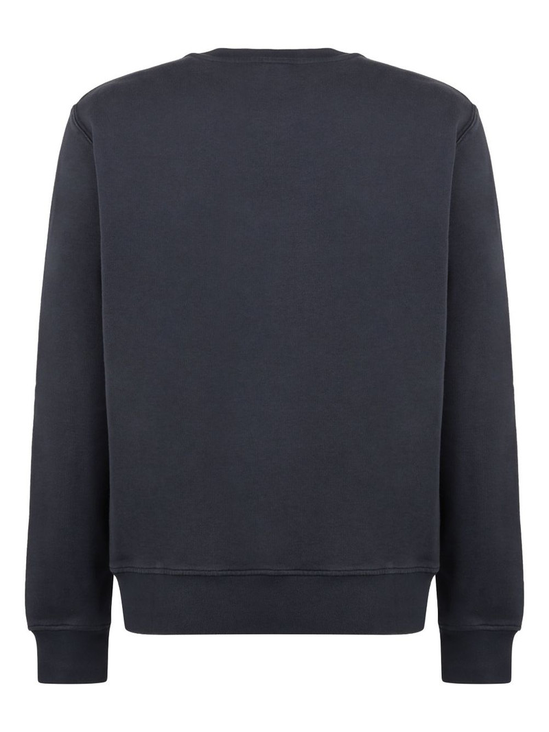 Aspesi logo-patch cotton sweatshirt outlook