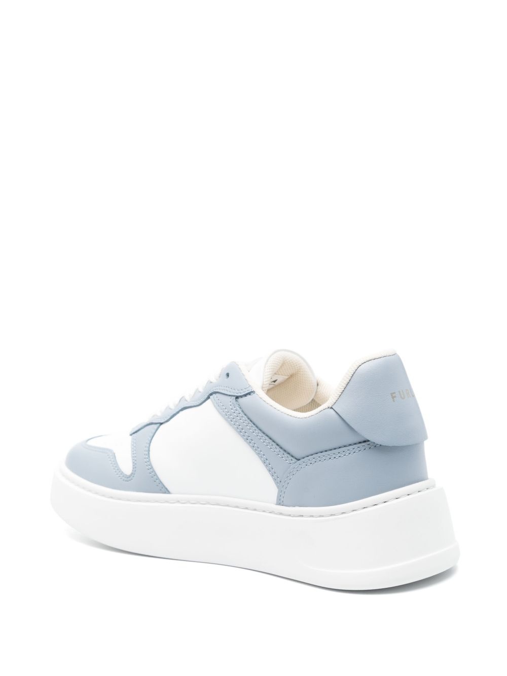 logo-lettering sneakers - 3