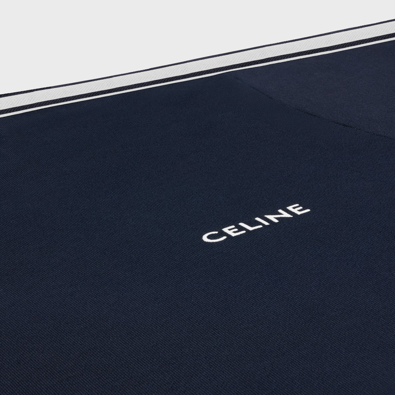 celine loose sweatshirt in cotton fleece 4