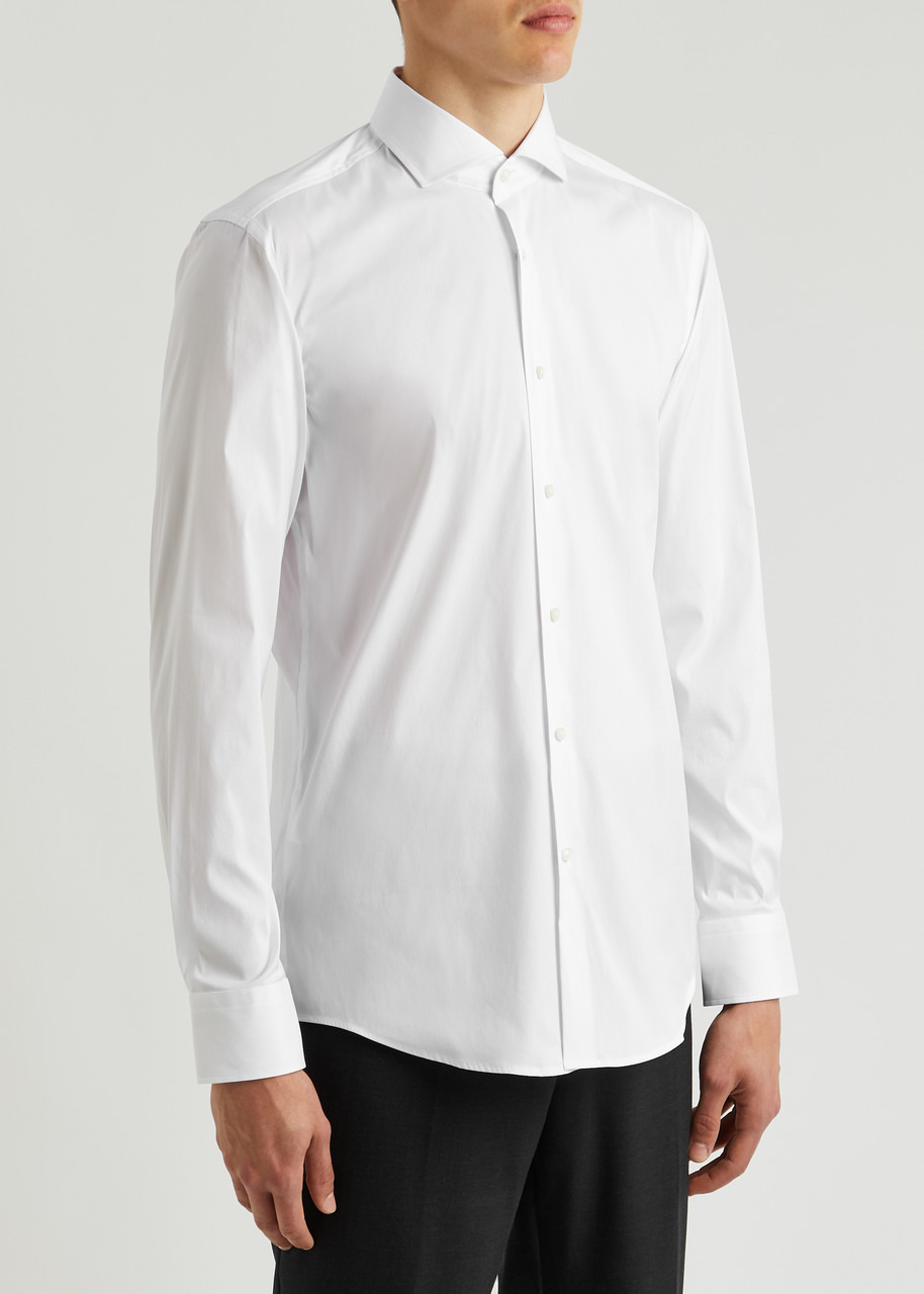 Cotton-blend shirt - 2