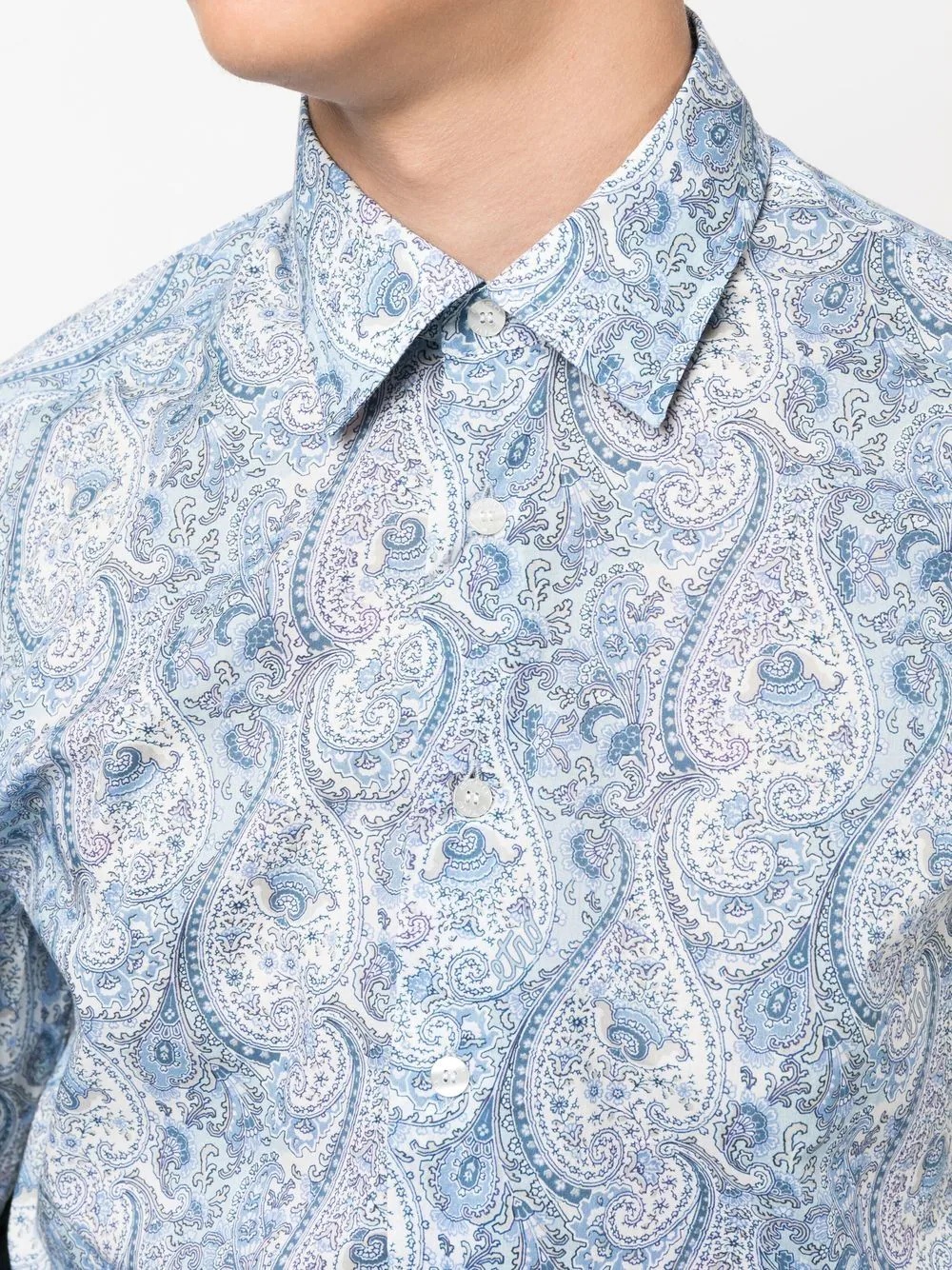 paisley-print cotton shirt - 5