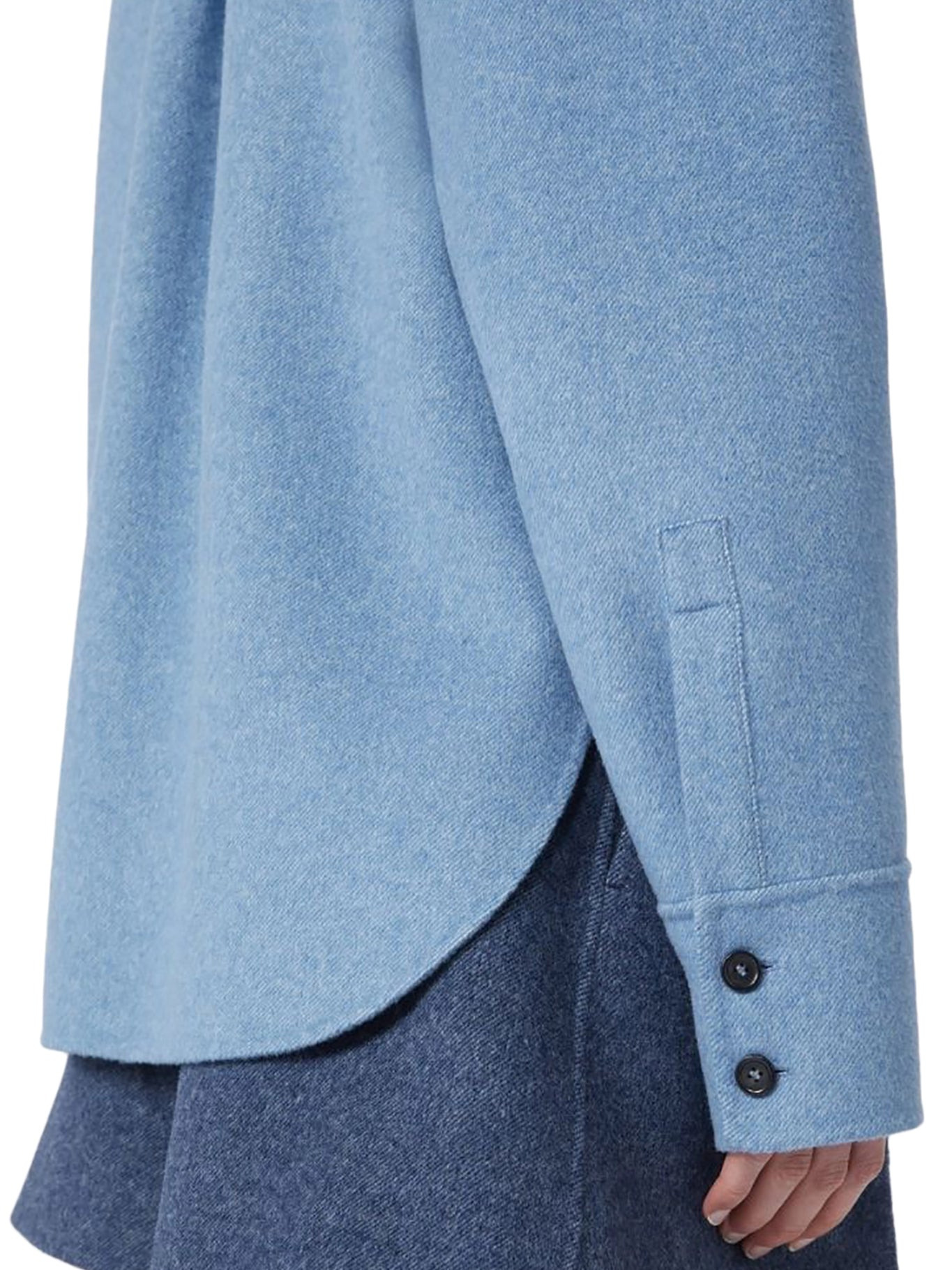 OVERSIZED PALPITI SHIRT IN PURE WOOL - 6