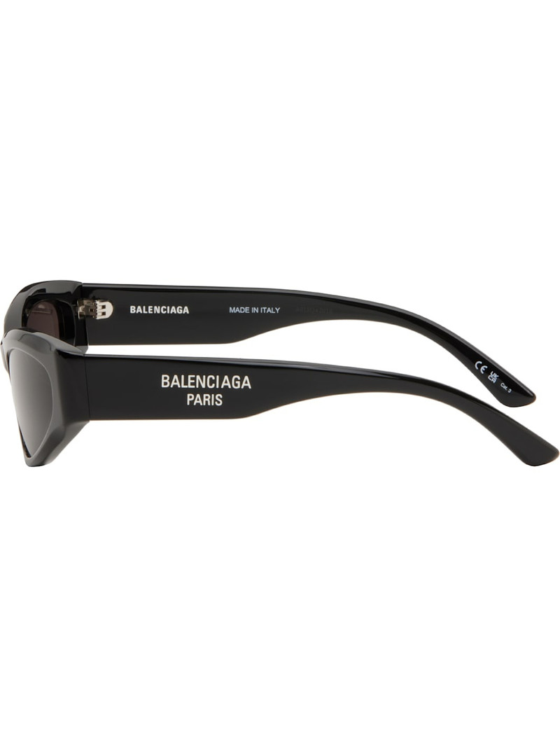 Black Logo Cateye Sunglasses 3