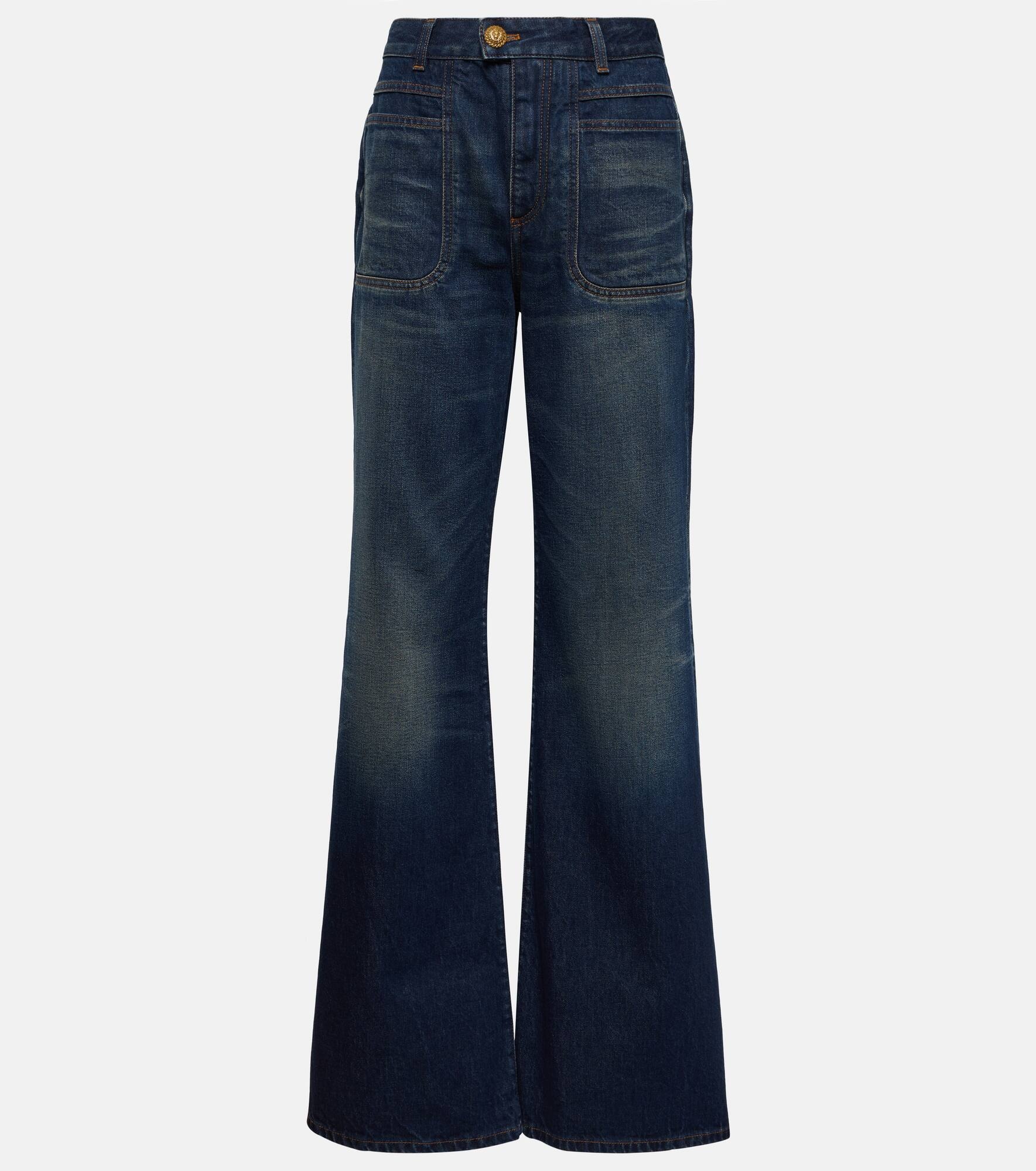 High-rise flared jeans - 1