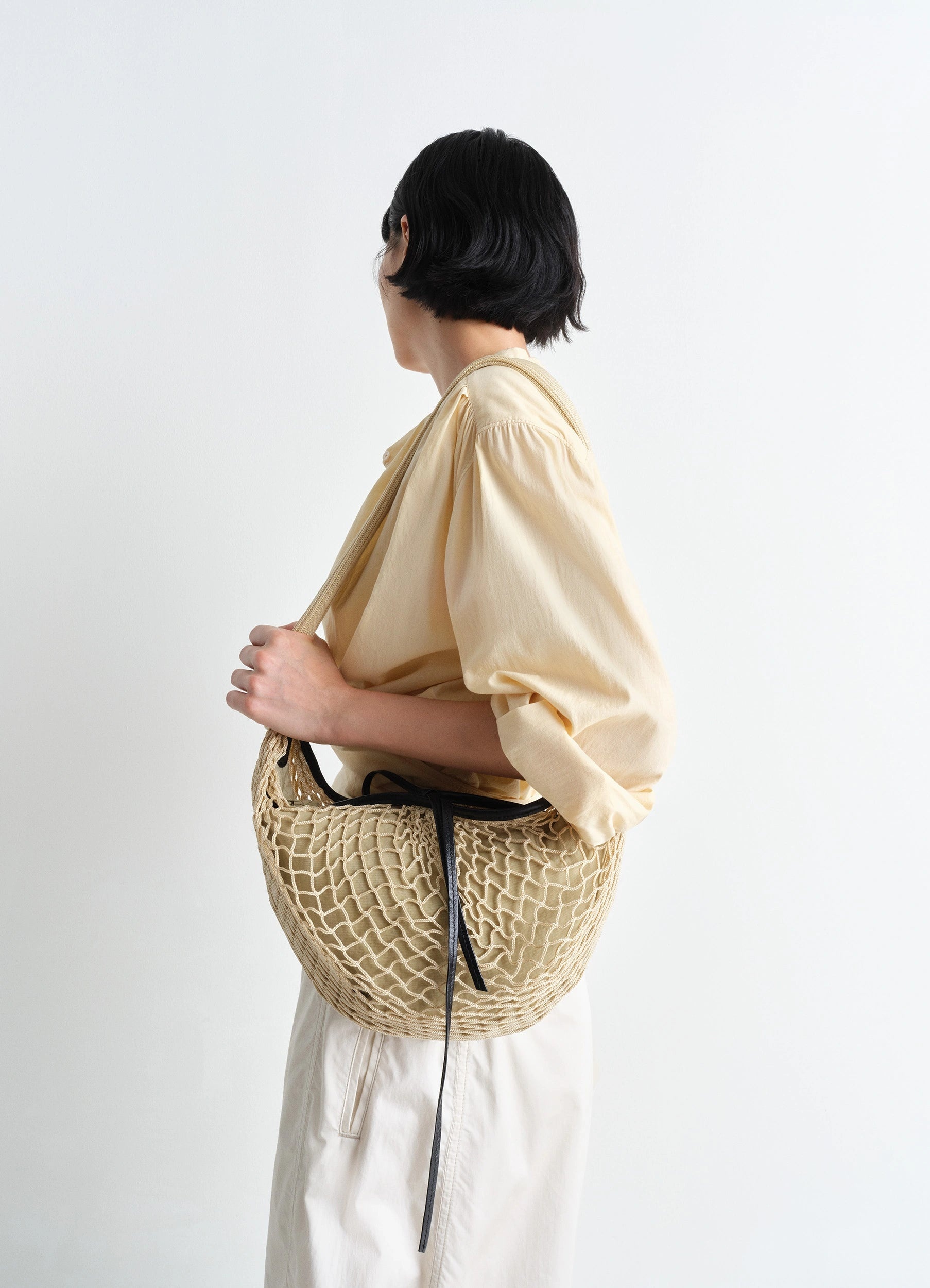 Lemaire FORTUNE CROISSANT FILT BAG | REVERSIBLE
