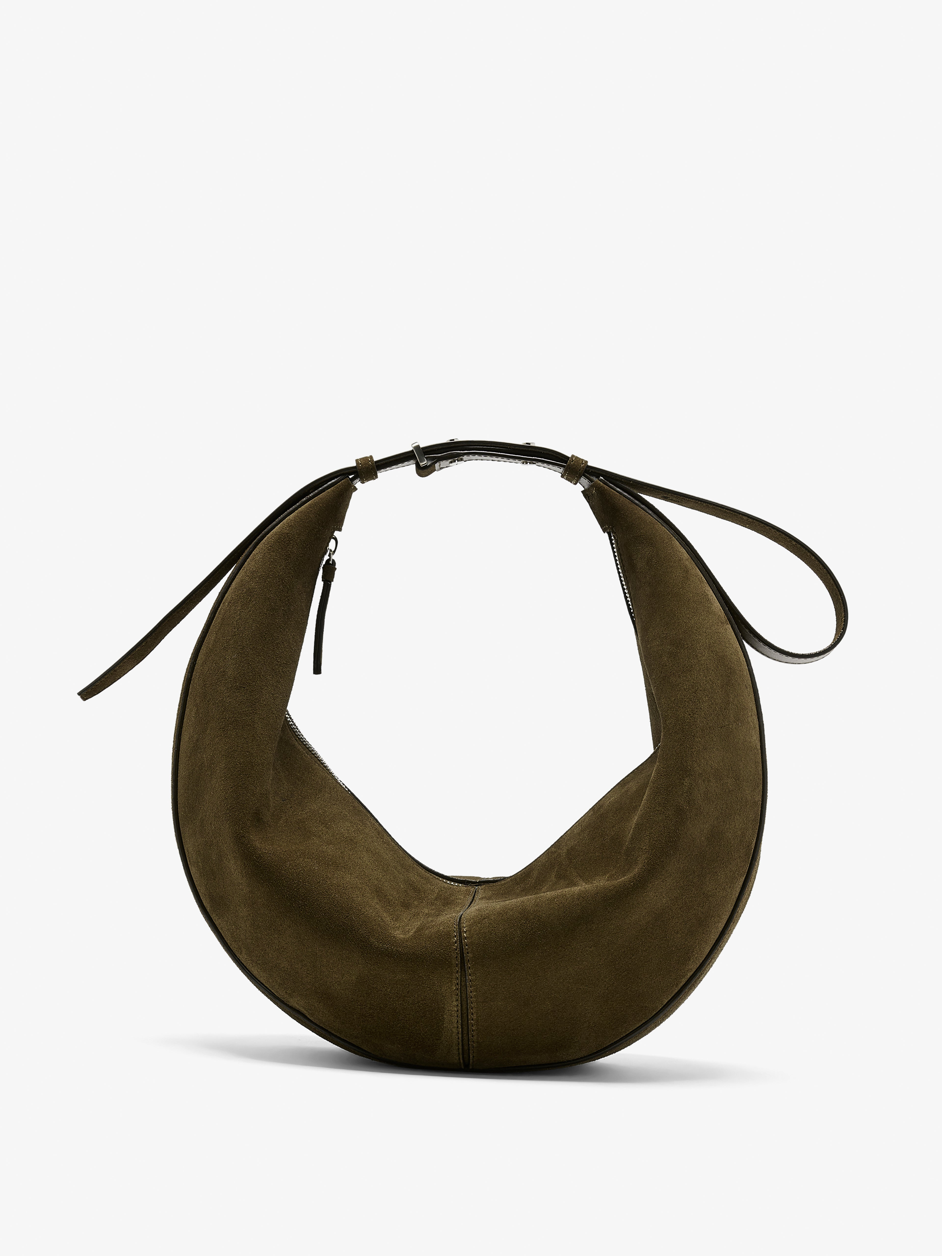Hobo Slide Bag in Soft Suede - 7