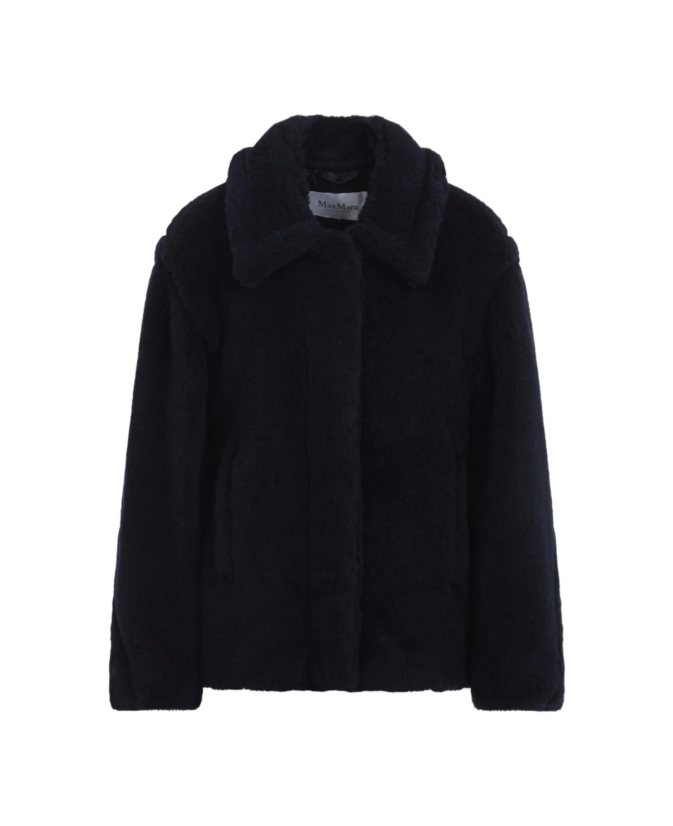 Fuggito Short Blue Teddy Coat - 1