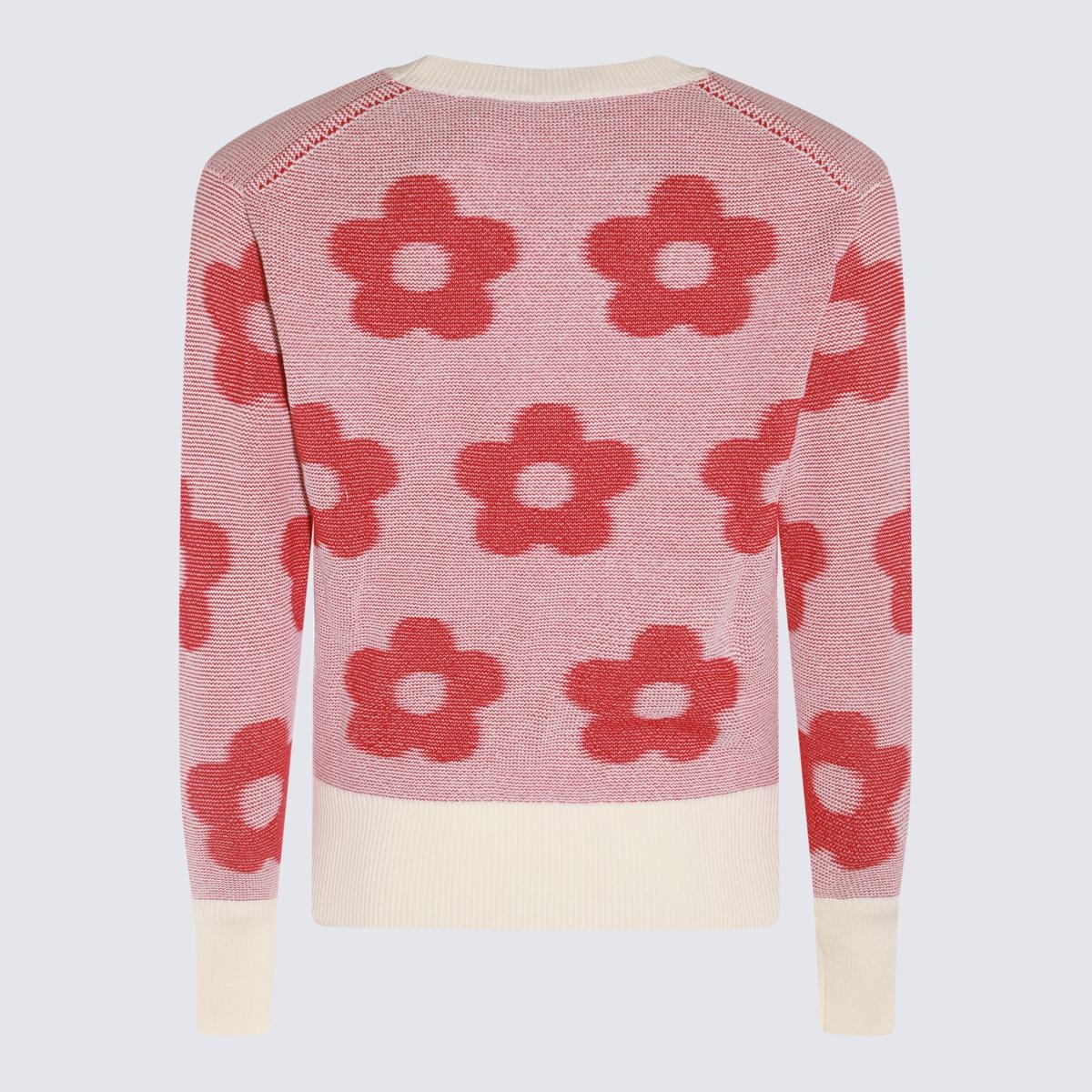 KENZO PINK WOOL KNITWEAR - 2