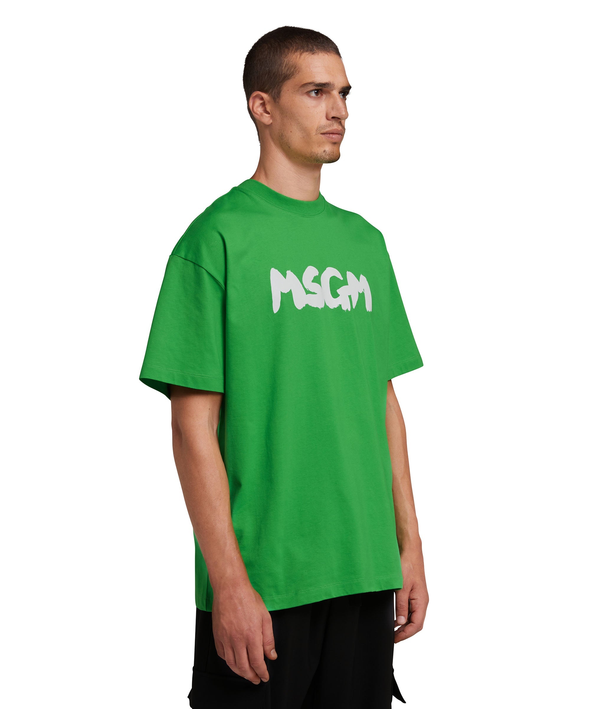 T-Shirt with new brushstroke logo - 4