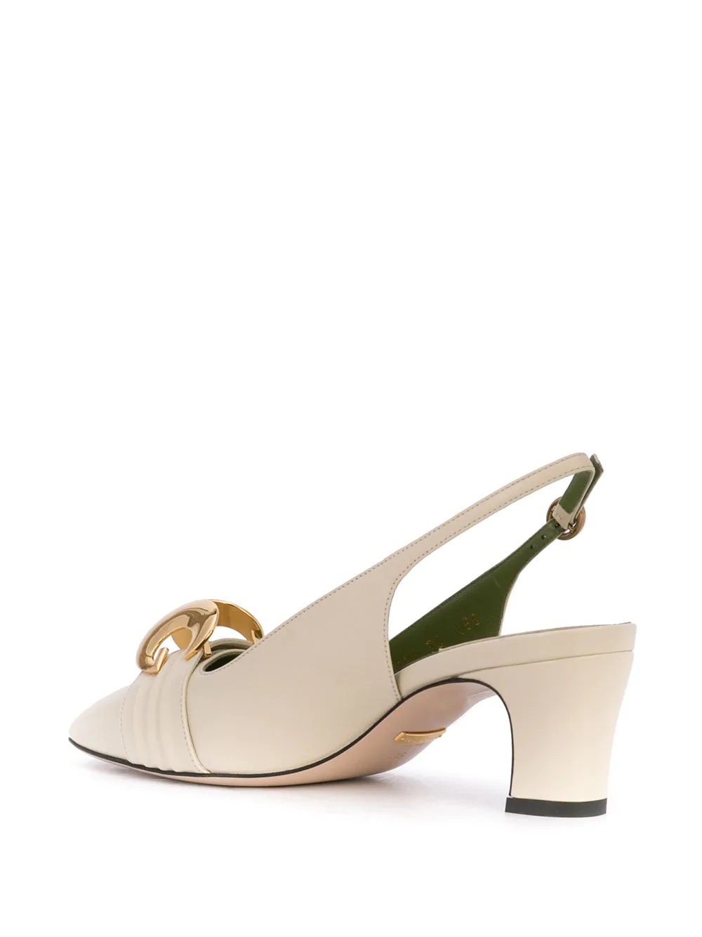 Half Moon GG slingback pumps - 3