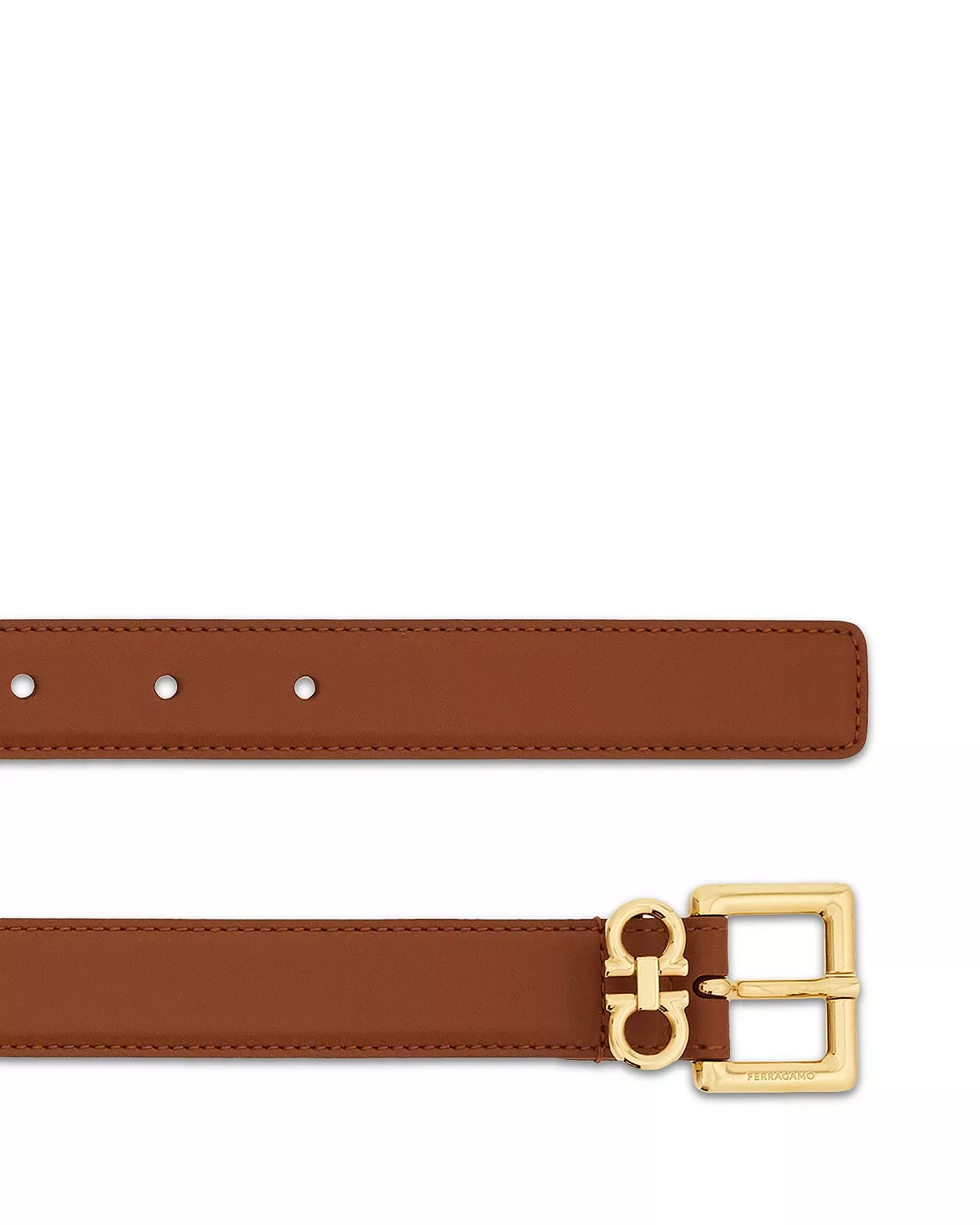 Women's Double Gancini Fixed Belt - 3