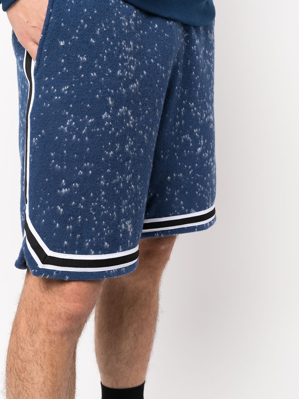 speckle knit drawstring shorts - 5