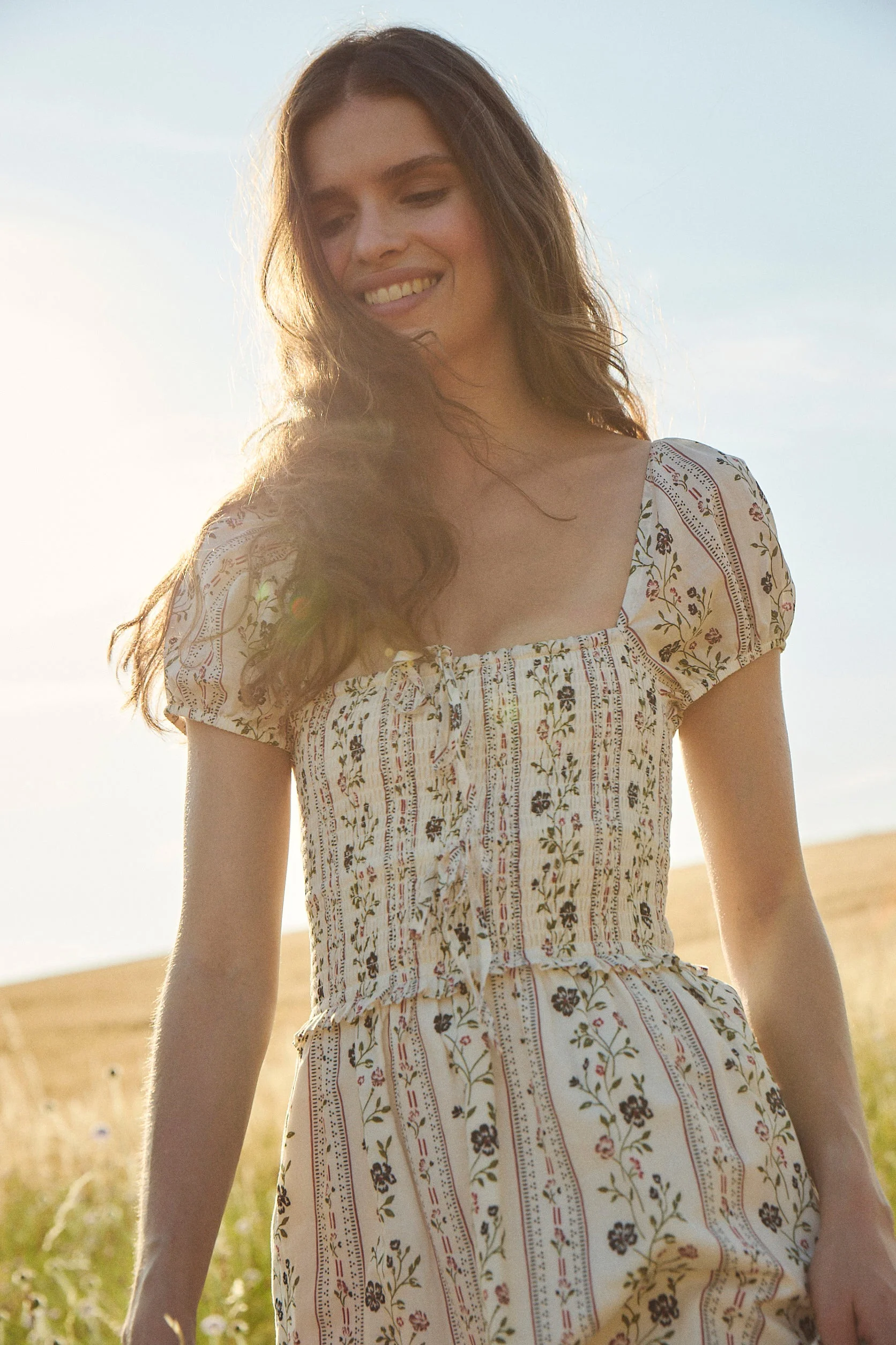The Aster Nap Dress - Kelmscott Ribbon Stripe - 1